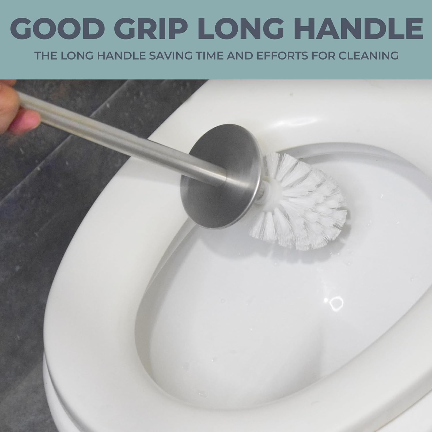 Decorative Toilet Brush and Holder Set