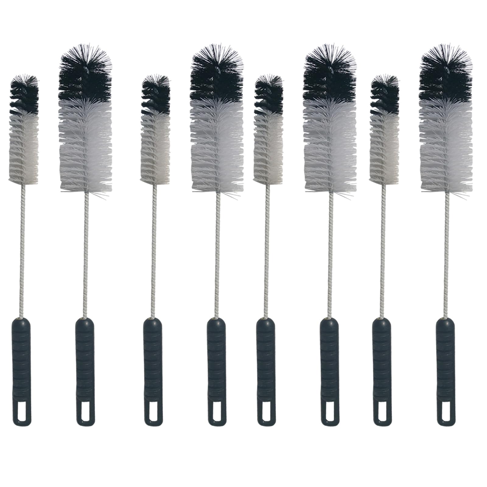 Bottle Brushes Thin Long Handle X 8 (8 Count) - ModHome Supplies