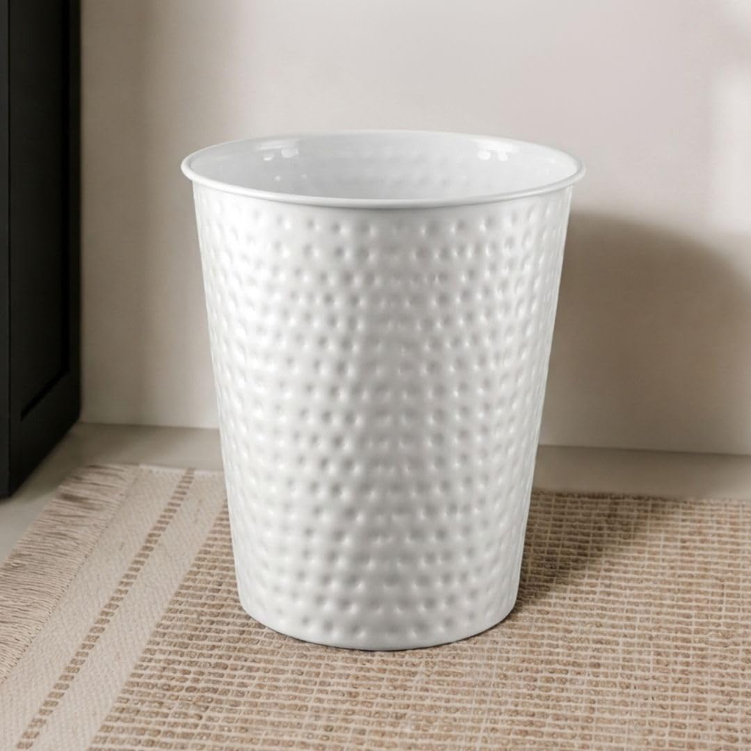 Metal Bathroom Trash Can