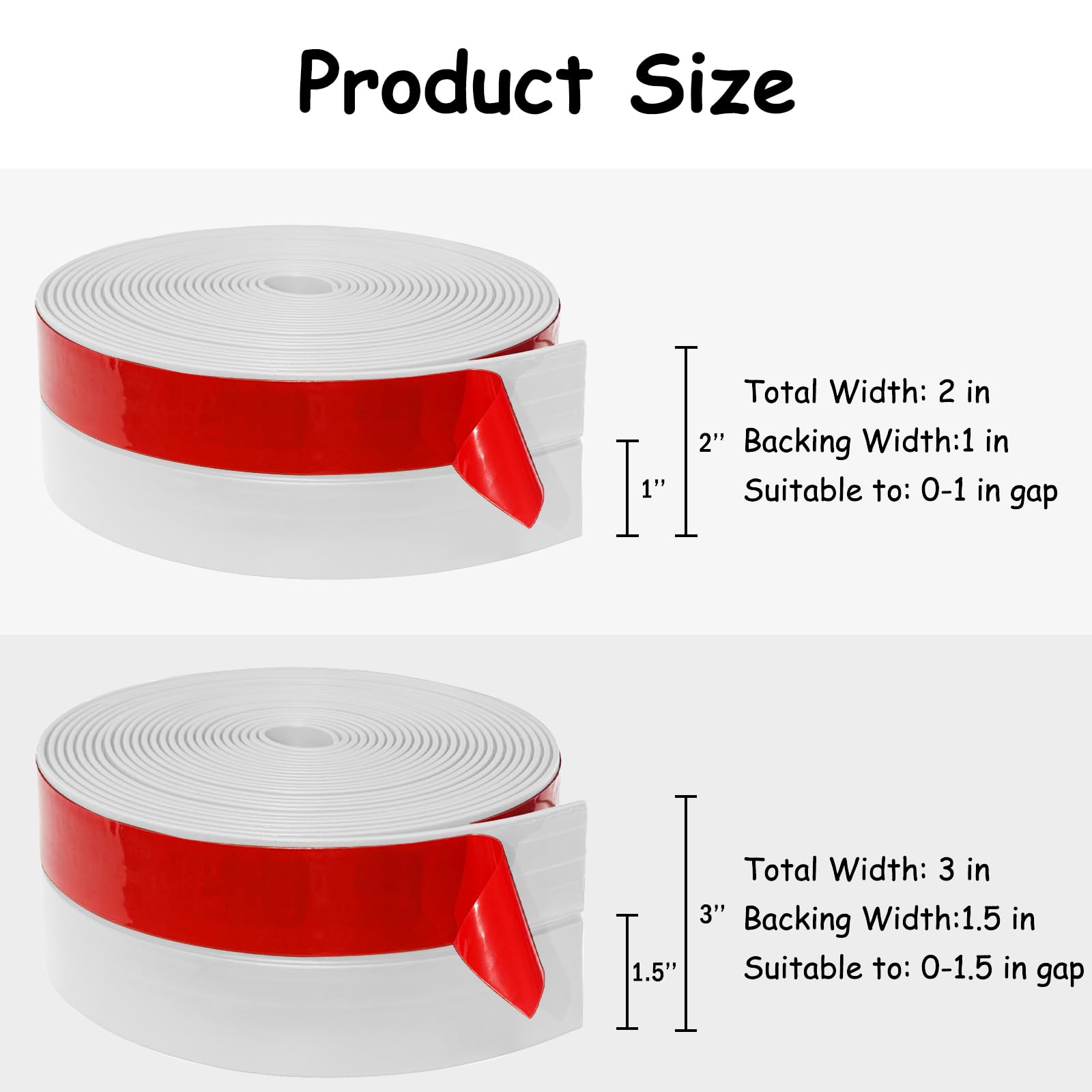 Silicone Weather Stripping (20 Foot)