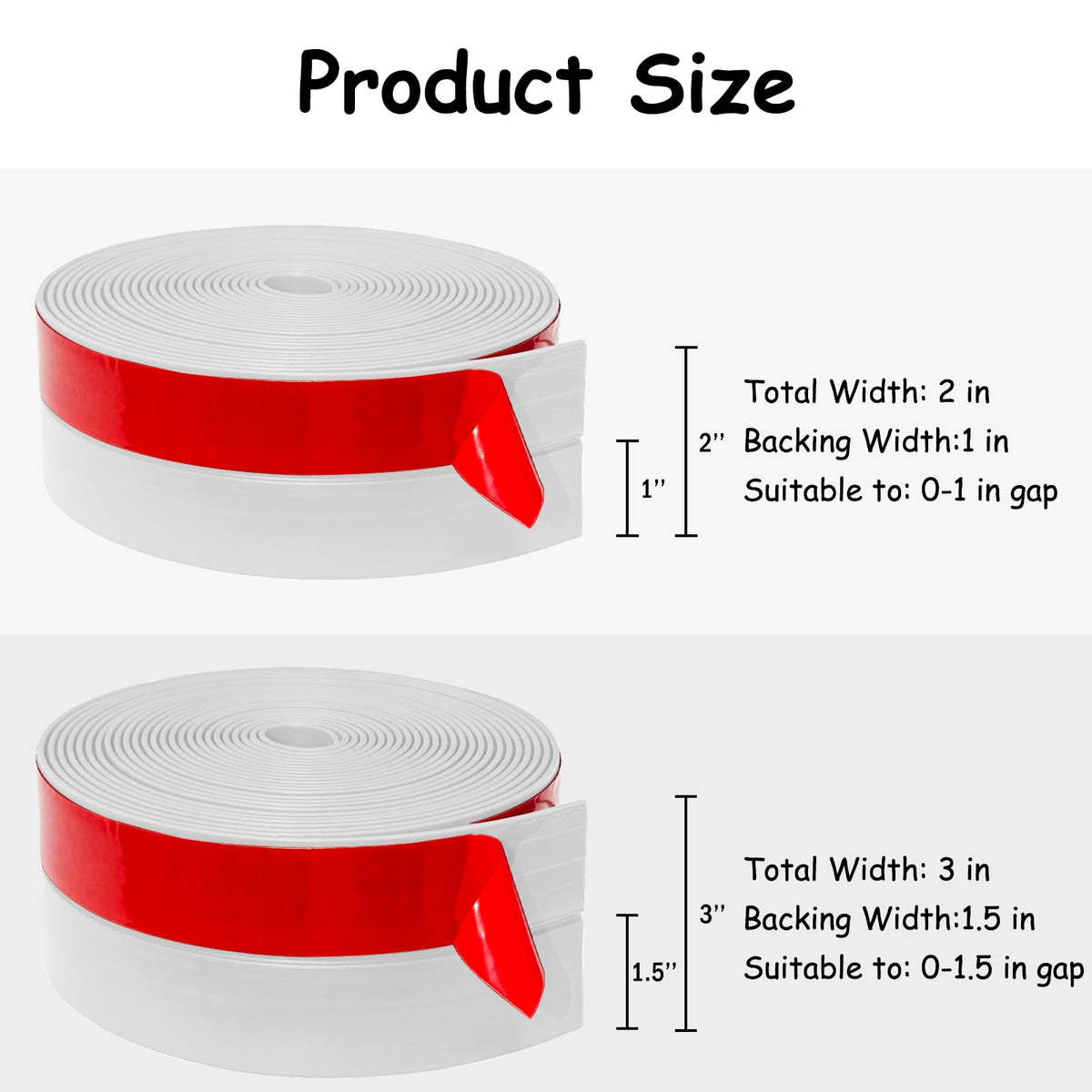 Silicone Weather Stripping (20 Foot)