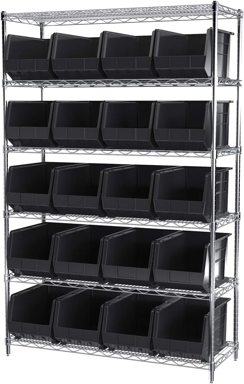 30260 AkroBins Plastic Storage Bins (6 Count)