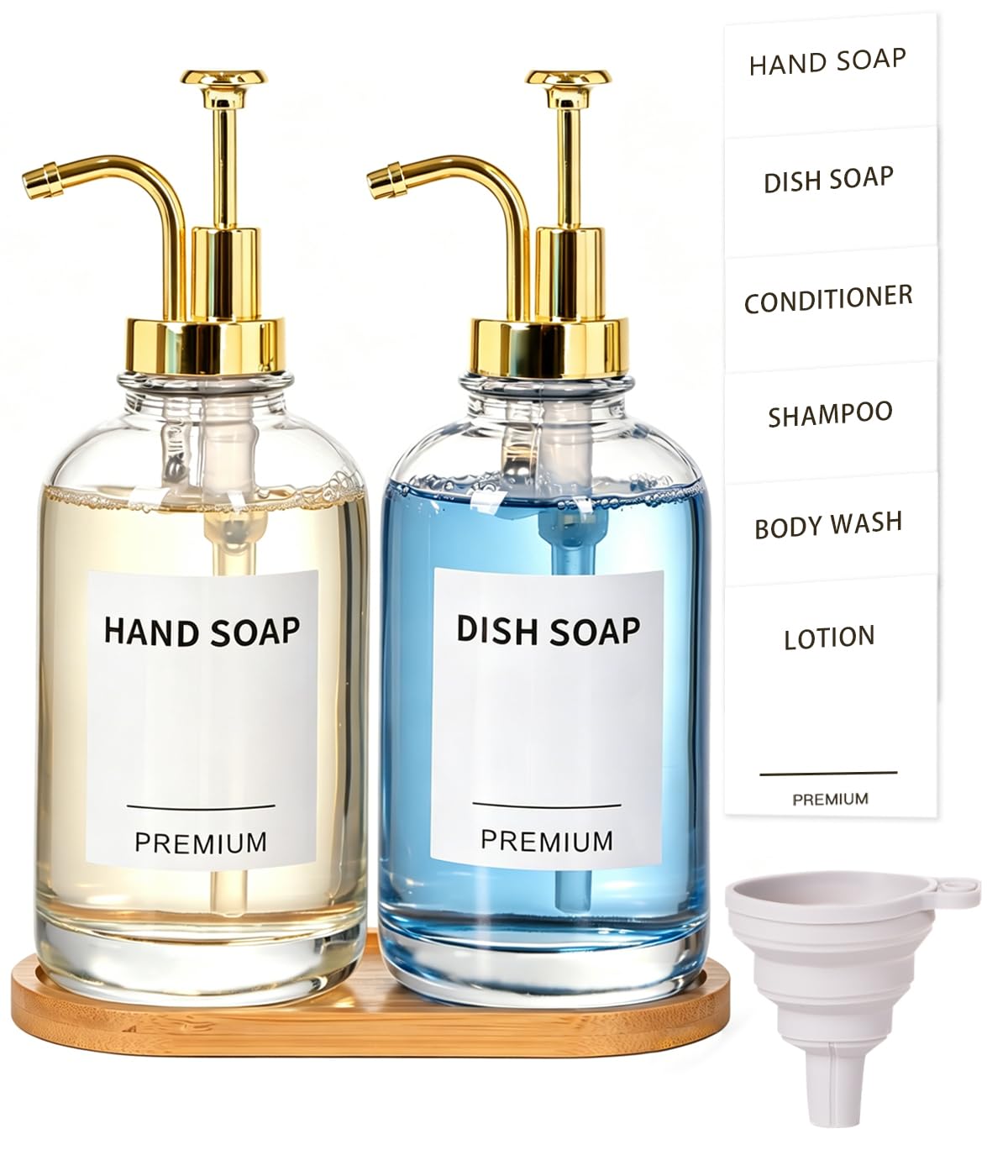 Dish Soap Dispenser for Kitchen (2 Count)