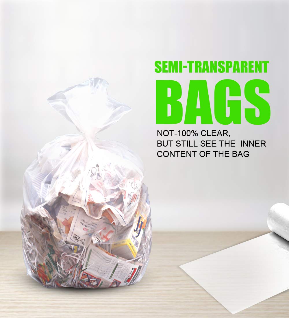 Small Clear Trash Bags (220 Count)