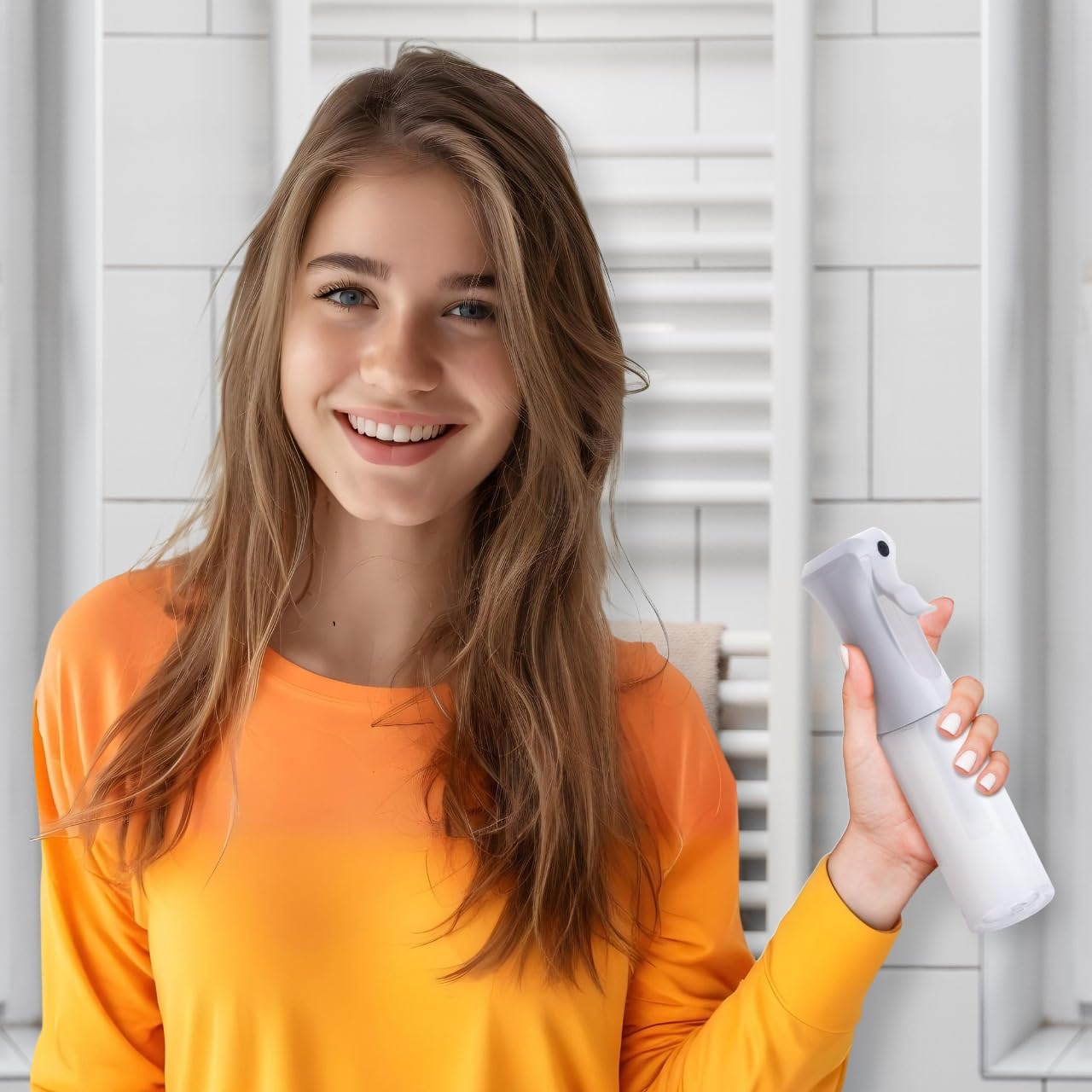 Continuous Mist Clear Spray Bottle 200ml Fine Mist for Hair
