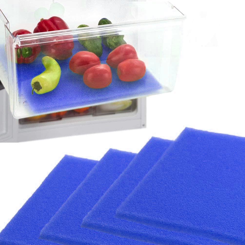 Fruit & Veggie Life Extender Liner for Fridge Refrigerator Drawers (5 Sq Ft)