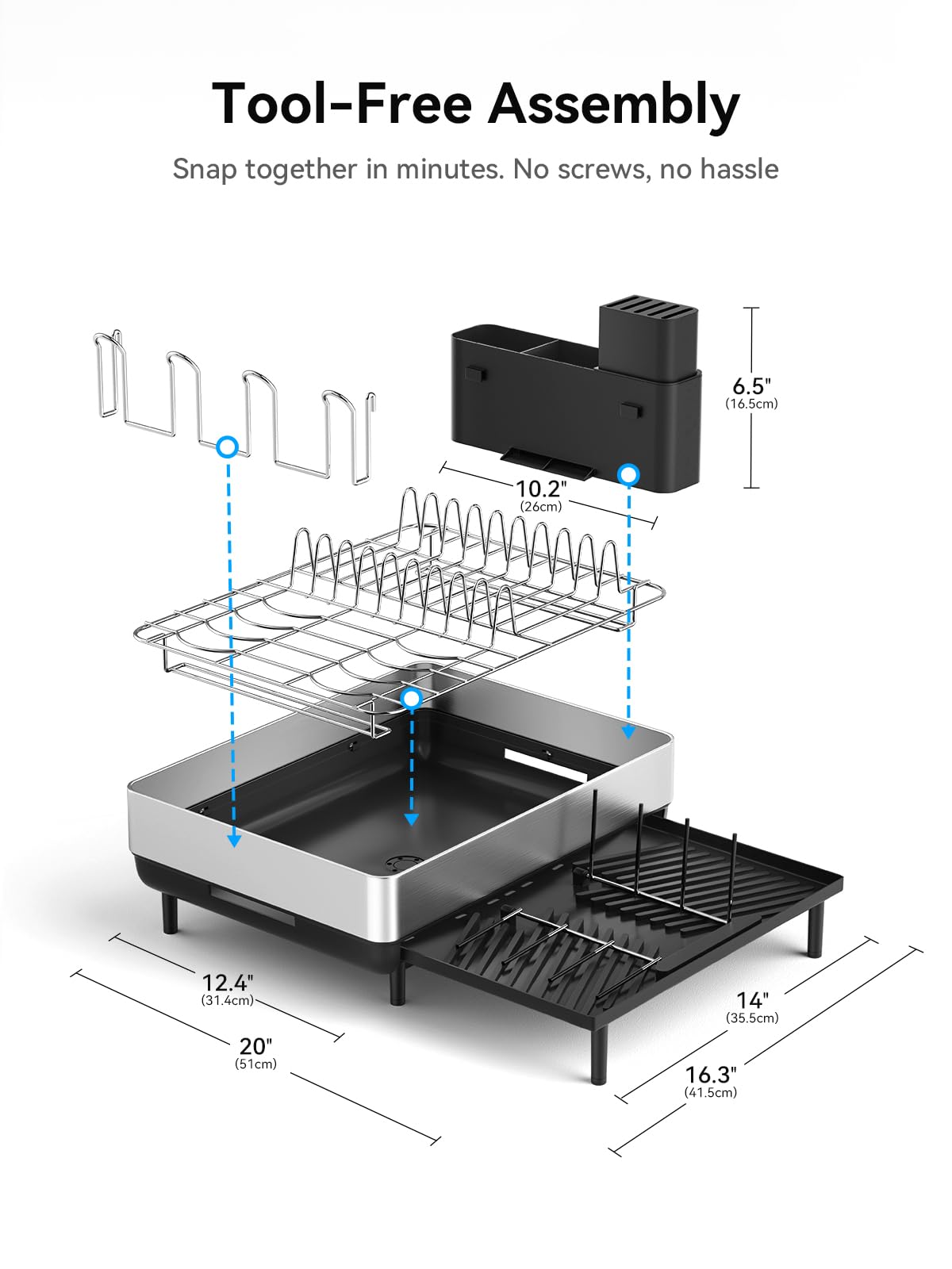 Large Dish Drying Rack