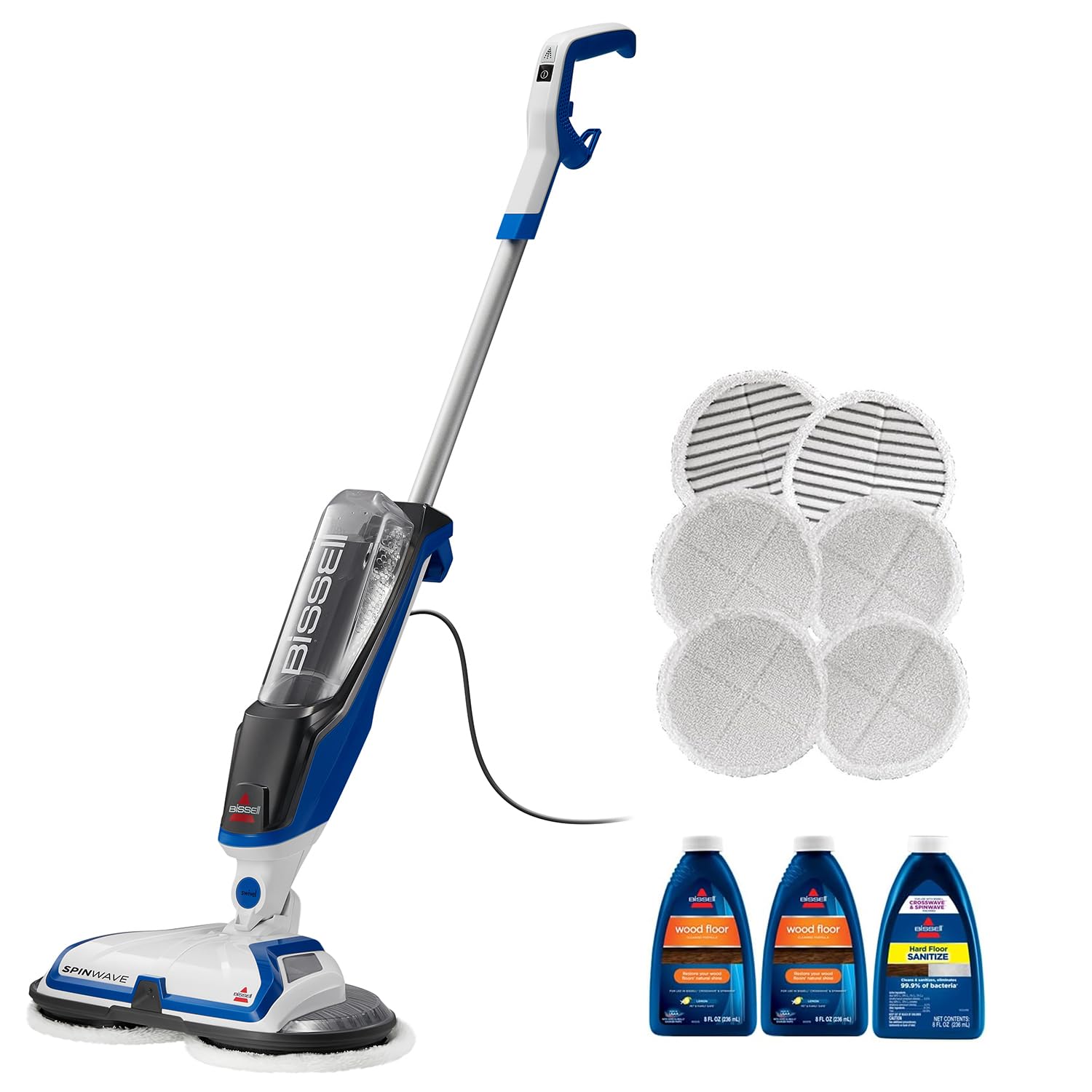 SpinWave Hard Floor Expert Corded Spin Mop Cleaner