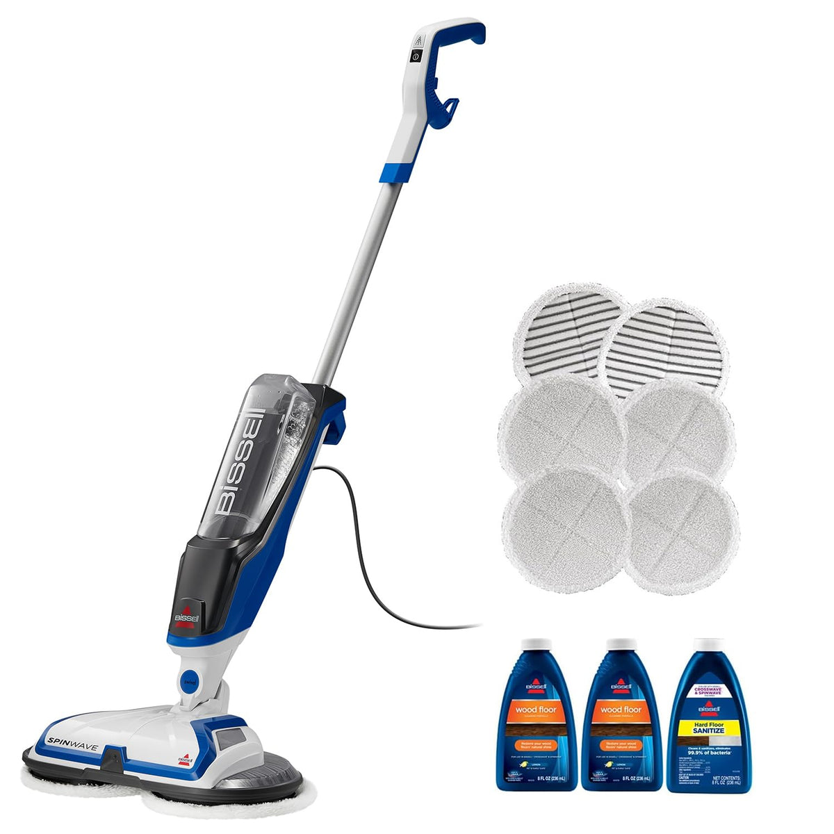 SpinWave Hard Floor Expert Corded Spin Mop Cleaner