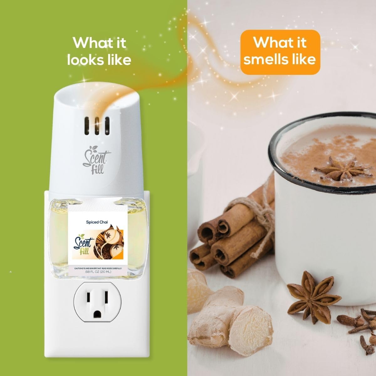 Spiced Chai Plug in Air Freshener (2.72 Fl Oz)