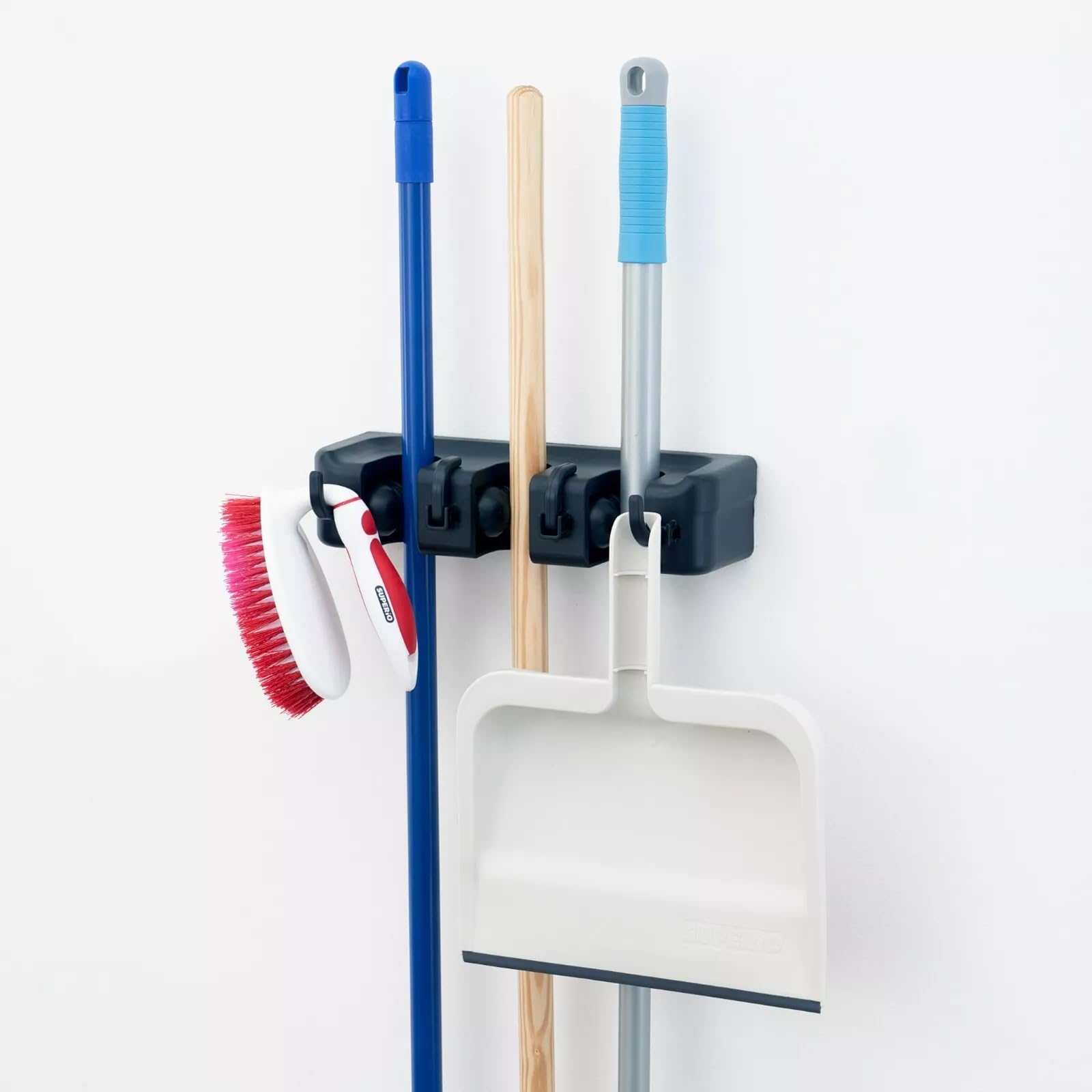 Broom and Mop Holder Wall Mount