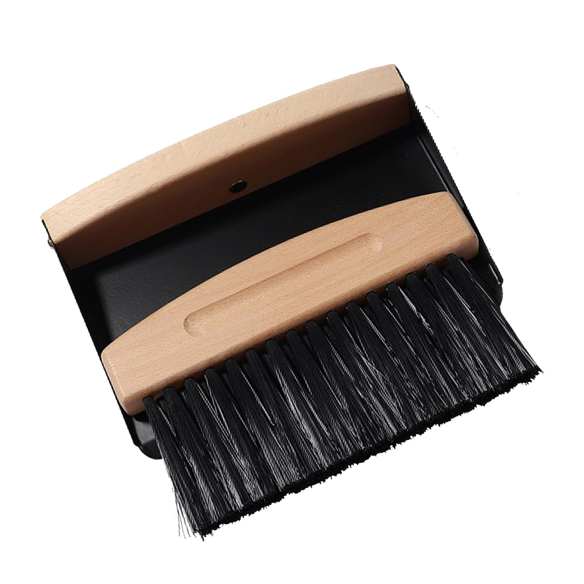 Mini Broom and Dustpan Set Small Metal Dustpan and Brush Set Hand Whisk Broom for Home Office Desktop Sofa Pet Care Household Cleaning