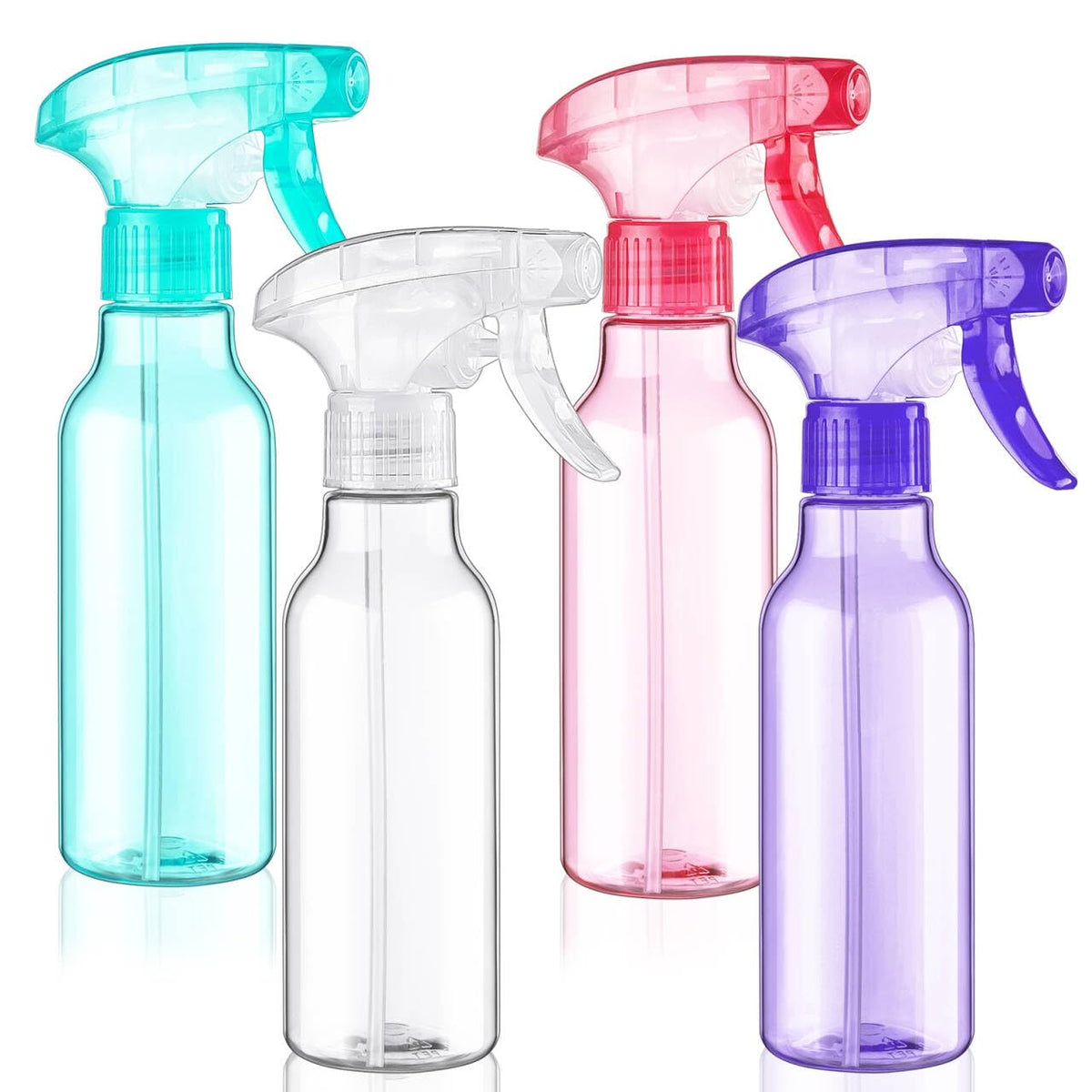 4 Pack Plastic Spray Bottles 8.8oz (4 Count)
