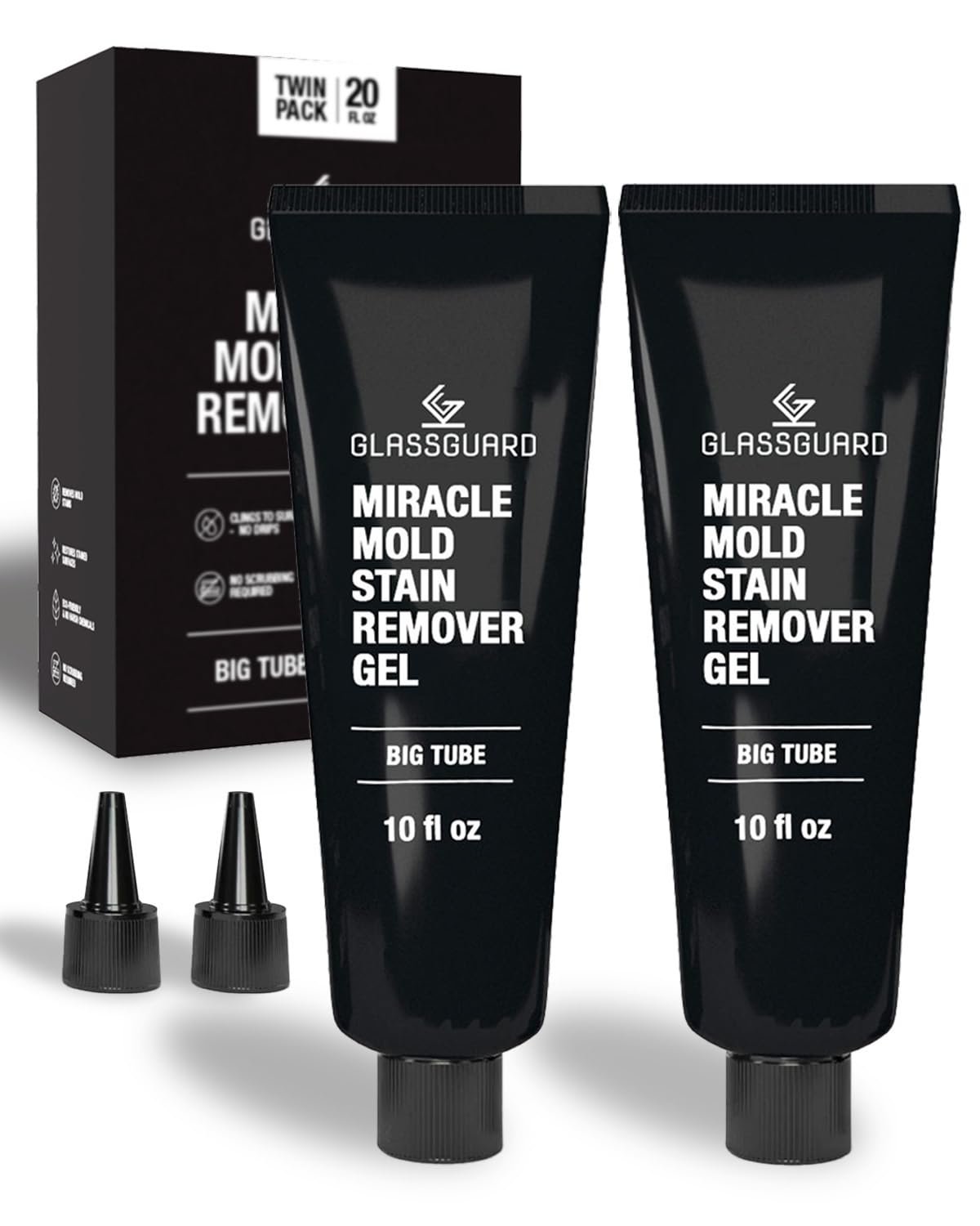 Miracle Mold Stain Remover Stain Gel Pack of 2 (20 Fl Oz) - ModHome Supplies