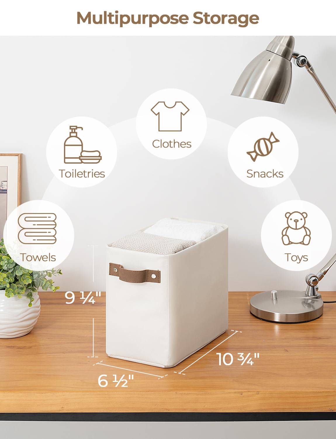 Narrow Storage Bins (2 Count)