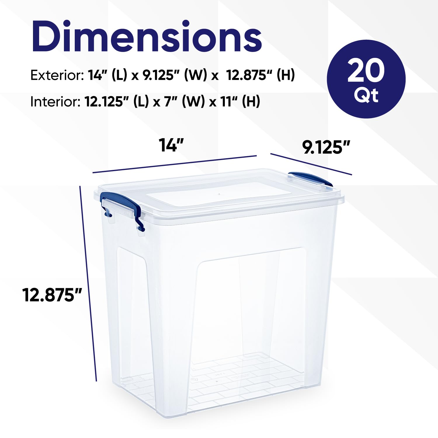 Storage Bins with Lids
