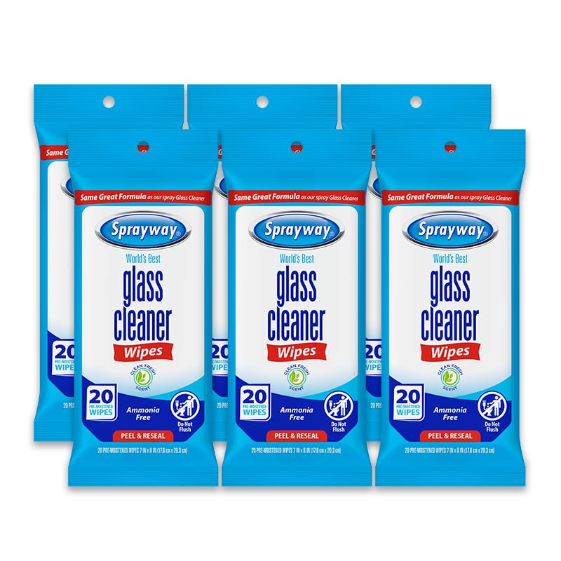 Glass Cleaner Wipes (20 Count) - ModHome Supplies