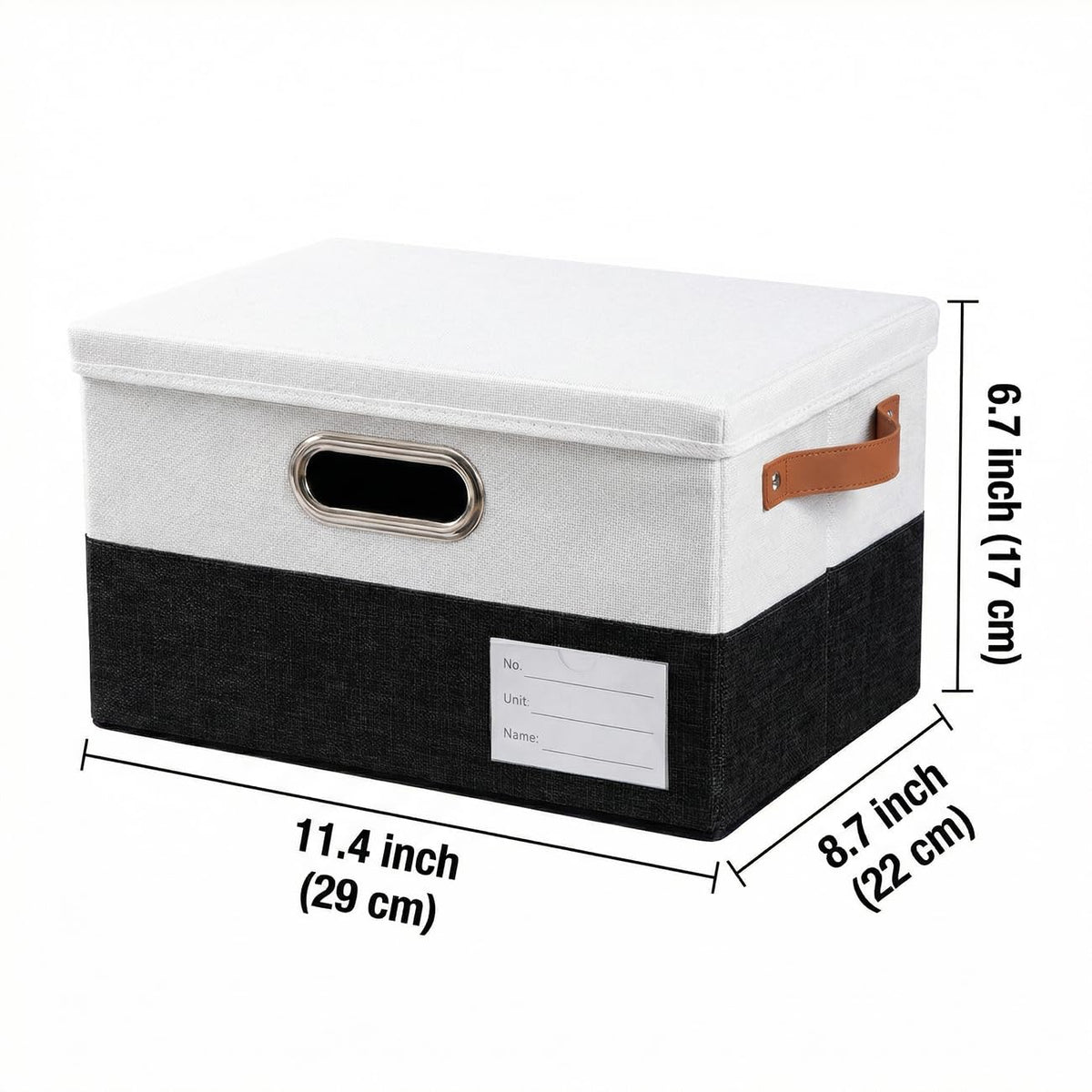 Storage Bins with Lids [3 (3 Count)