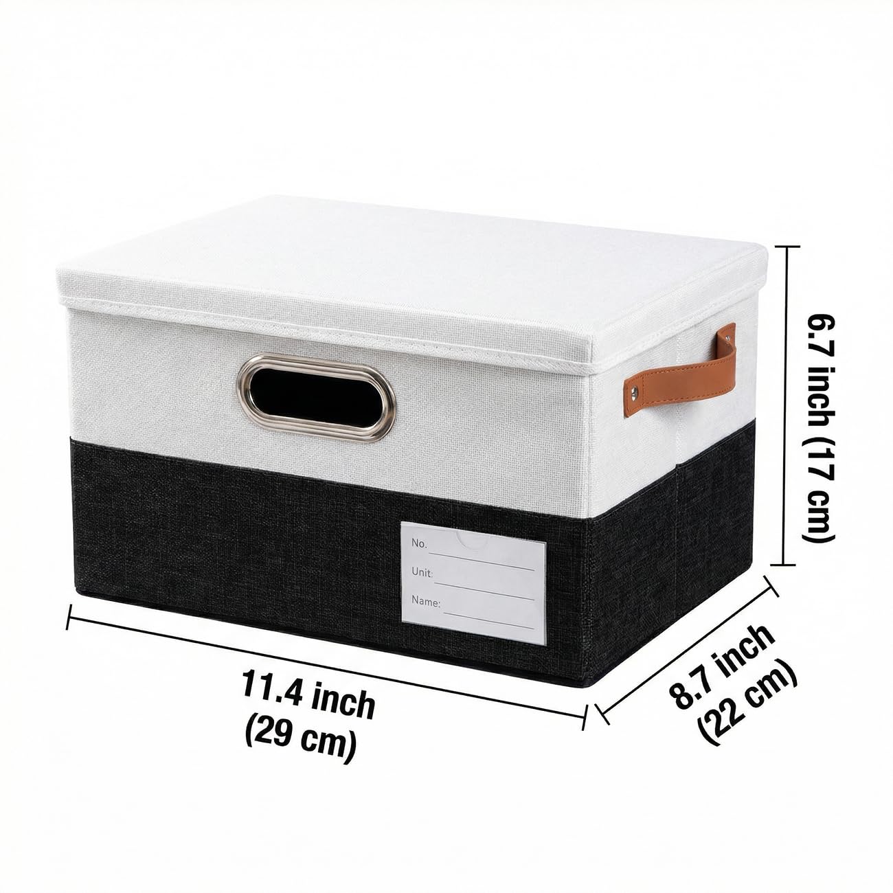 Storage Bins with Lids [3 (3 Count)
