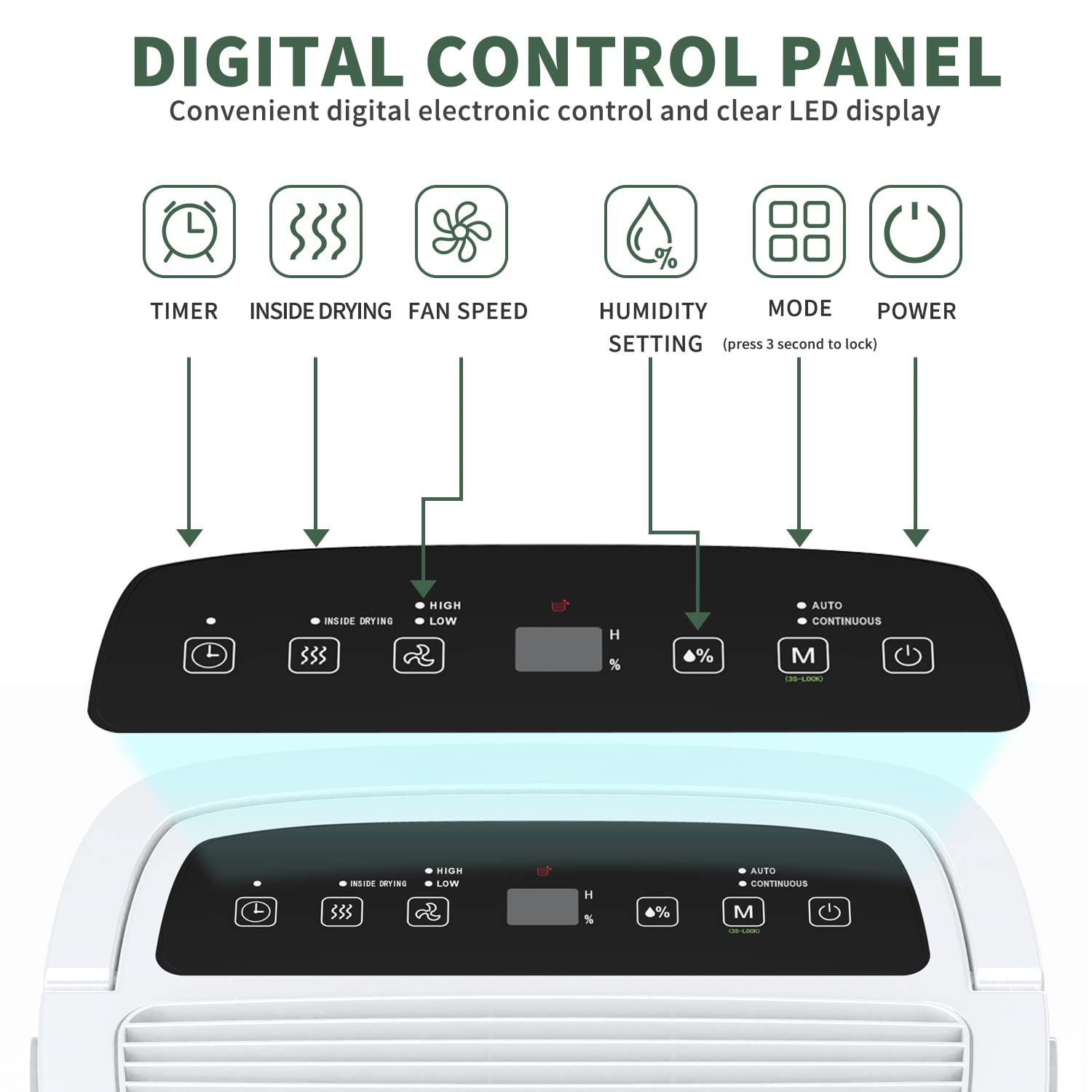 6 000 Sq.Ft Energy Star Dehumidifier with WIFI