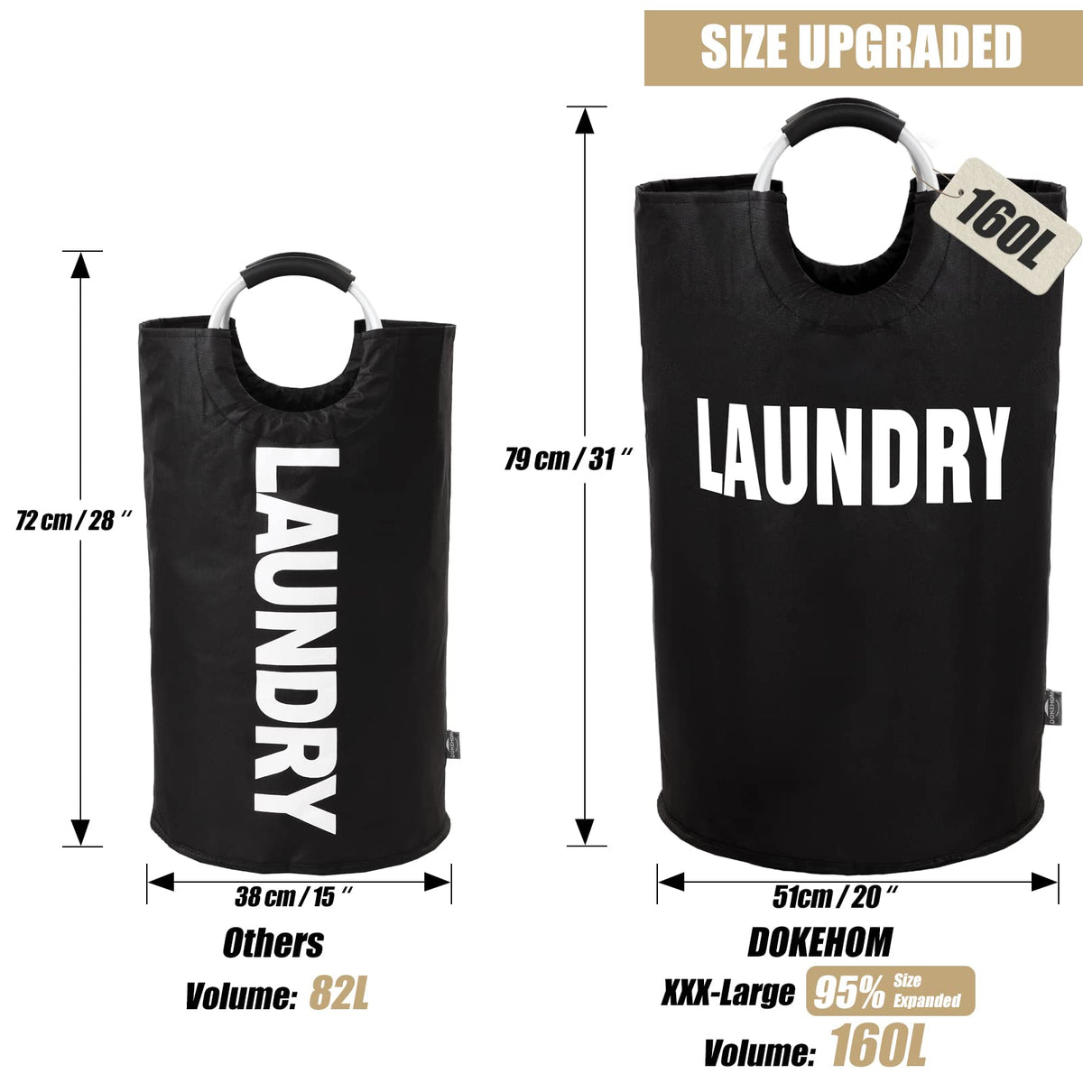 160L XX Large Laundry Basket - ModHome Supplies