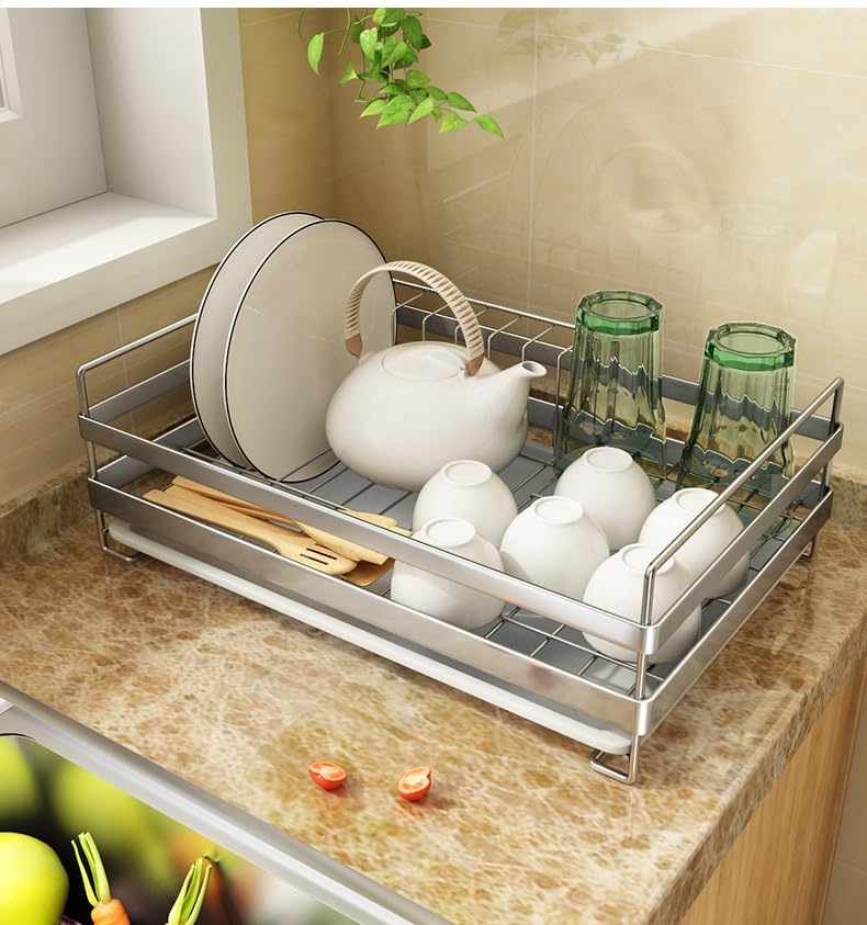Stainless Steel Dish Racks for Kitchen Counter
