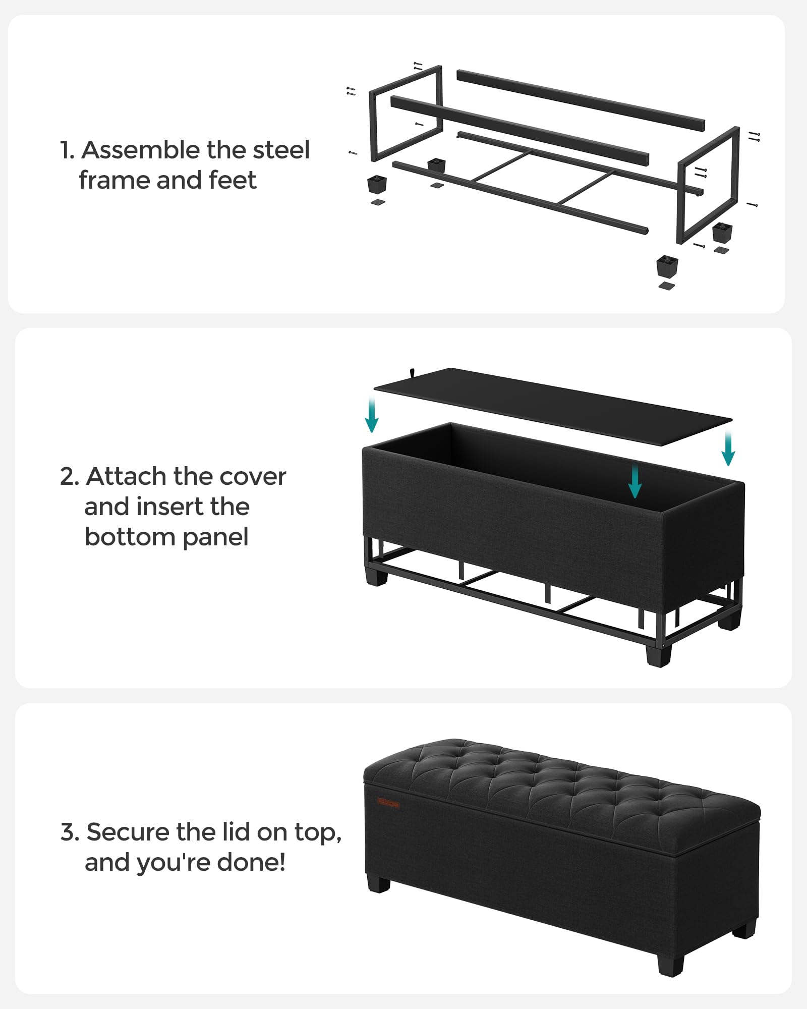 Storage Ottoman Bench