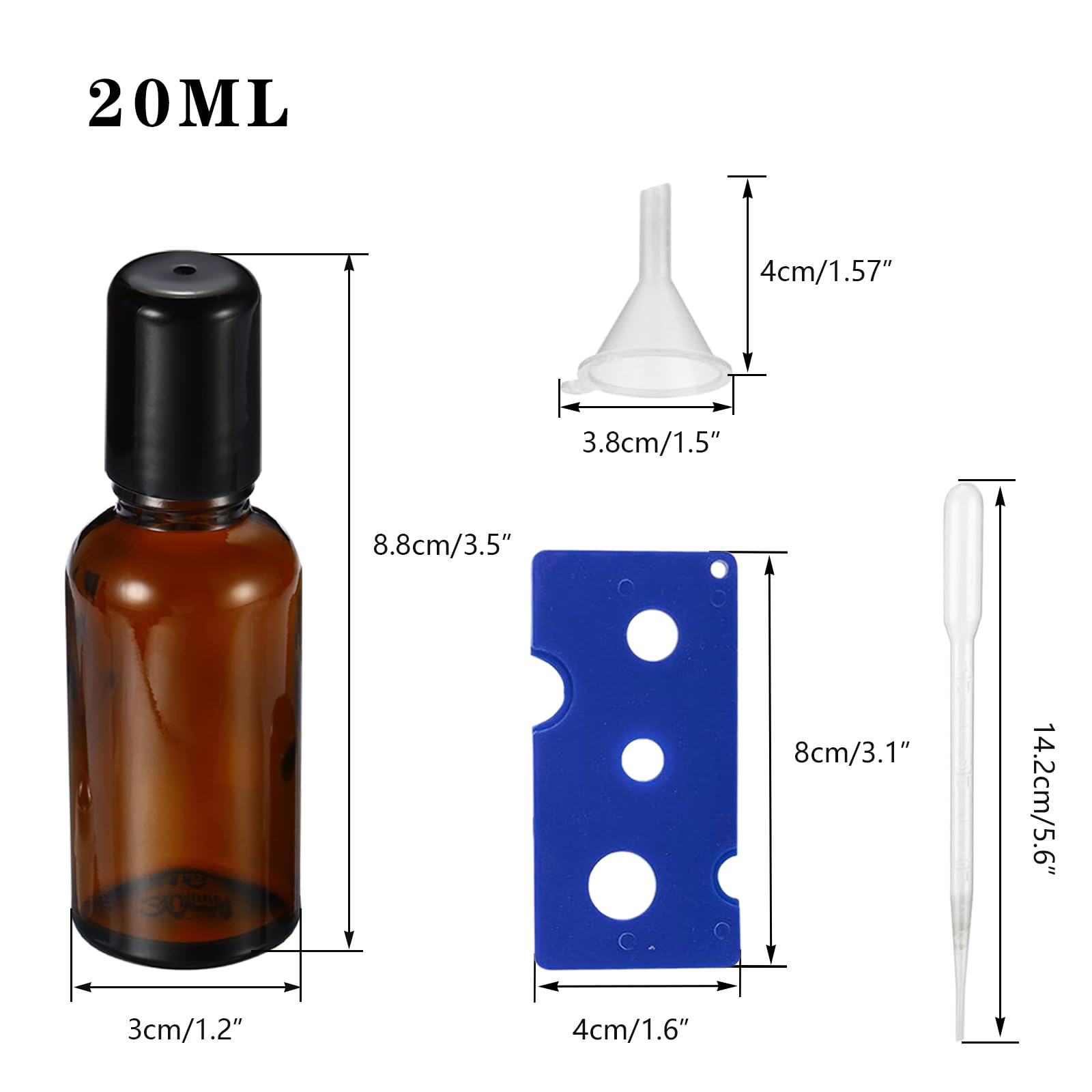 20ML Roller Bottles for Essential Oil