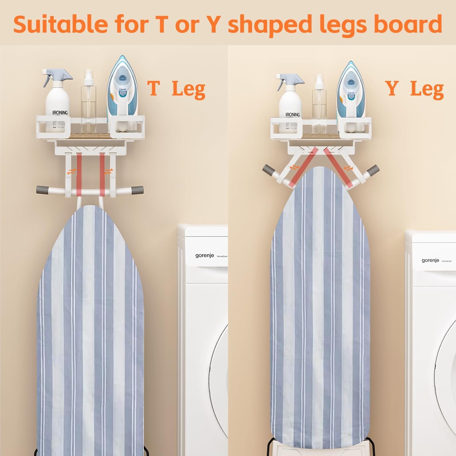 Ironing Board Hanger Wall Mount