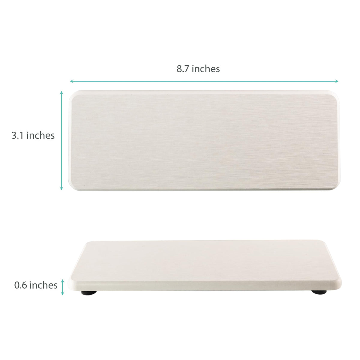 2 Pcs Sink Stone Soap Trays (2 Count)