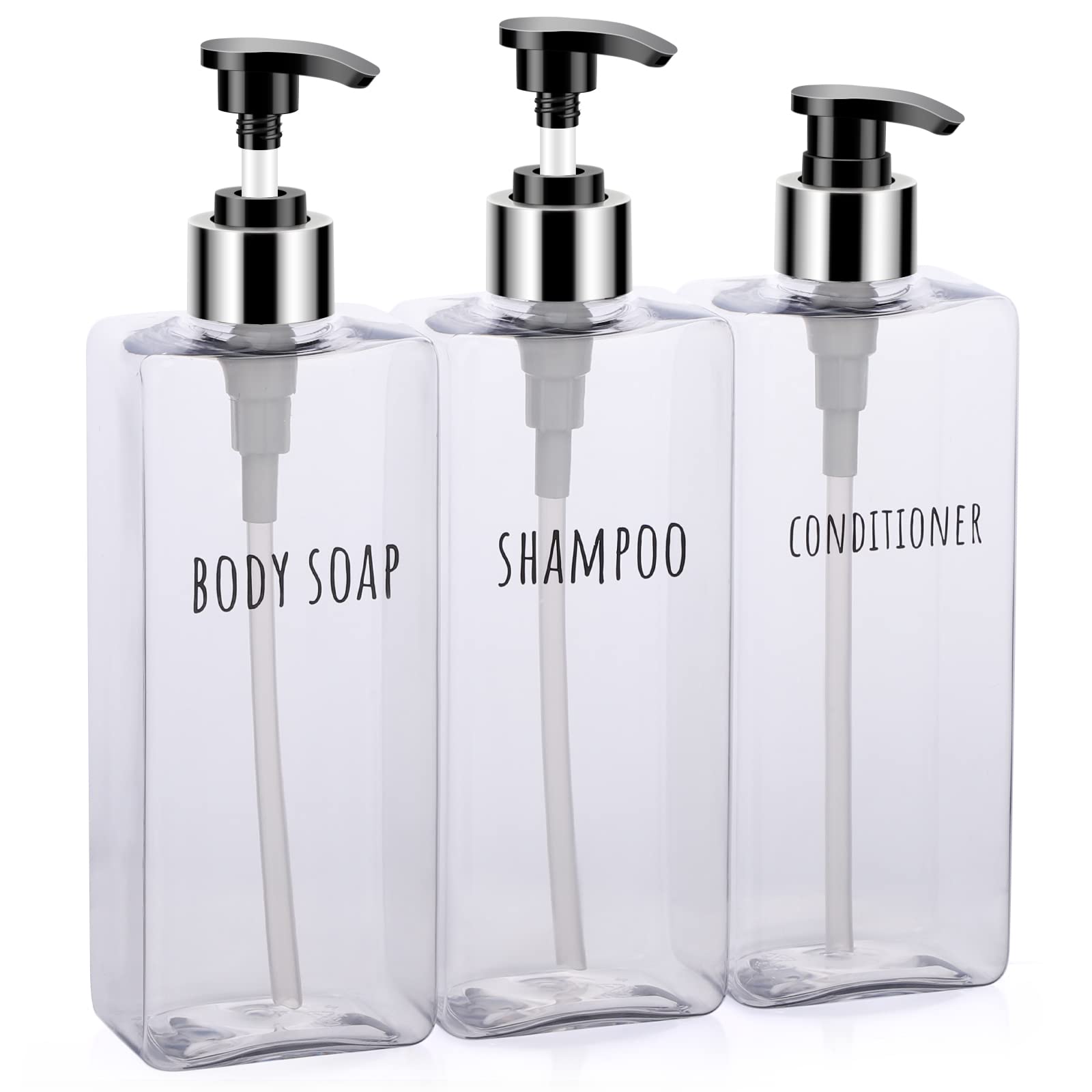 3pcs Clear Soap Dispenser (3 Count)