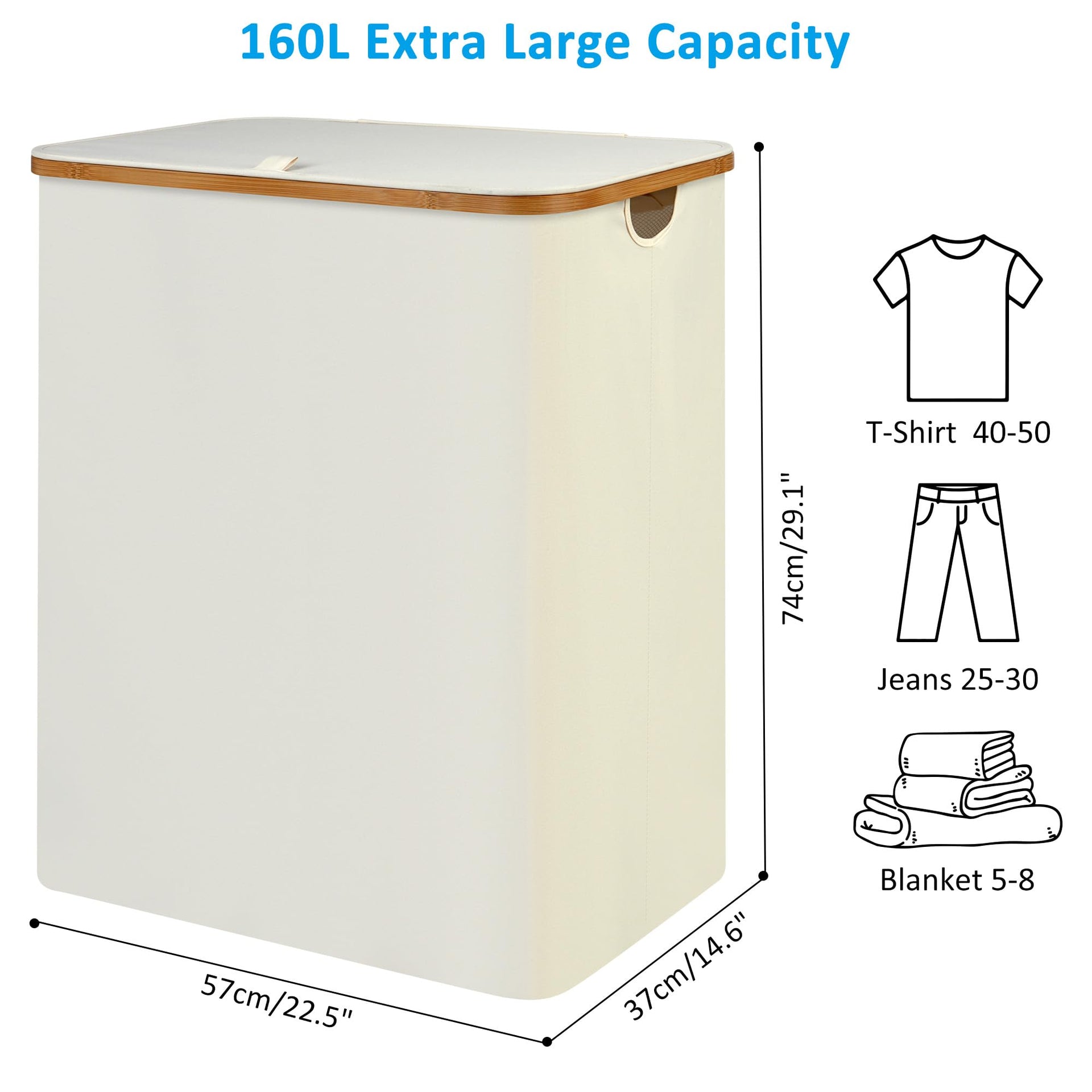 Laundry Hamper with Lid