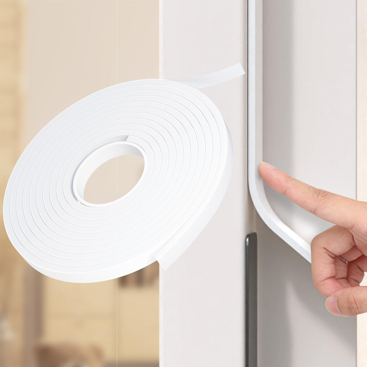 Weather Stripping Door Seal White