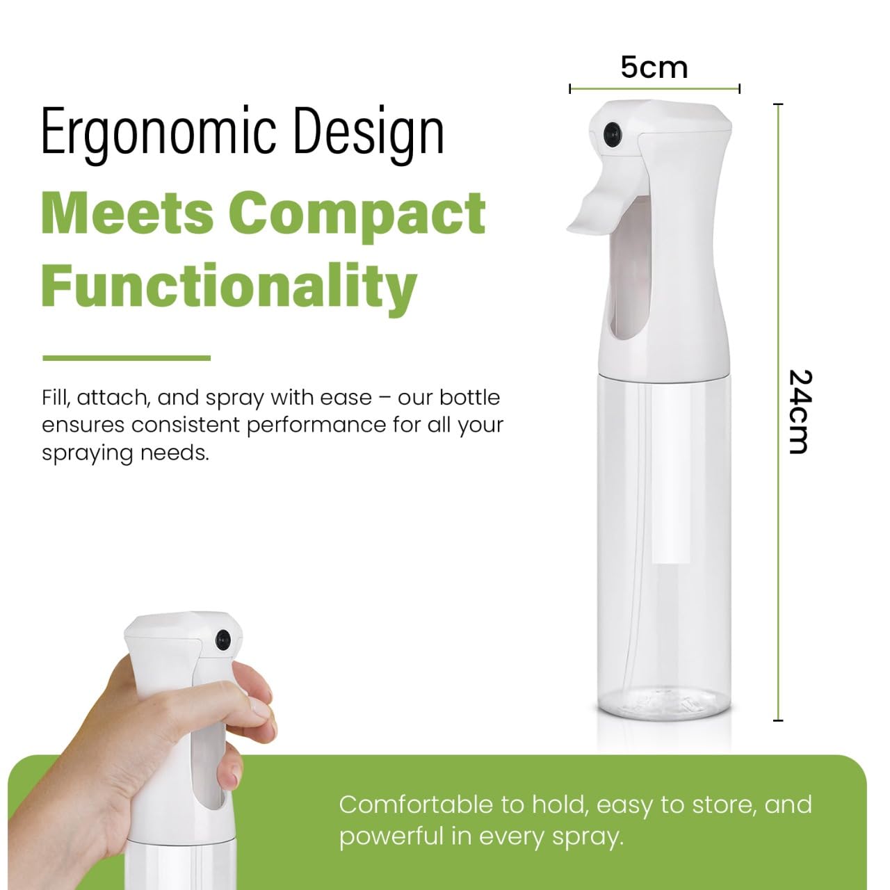 Continuous Spray Bottle for Hair