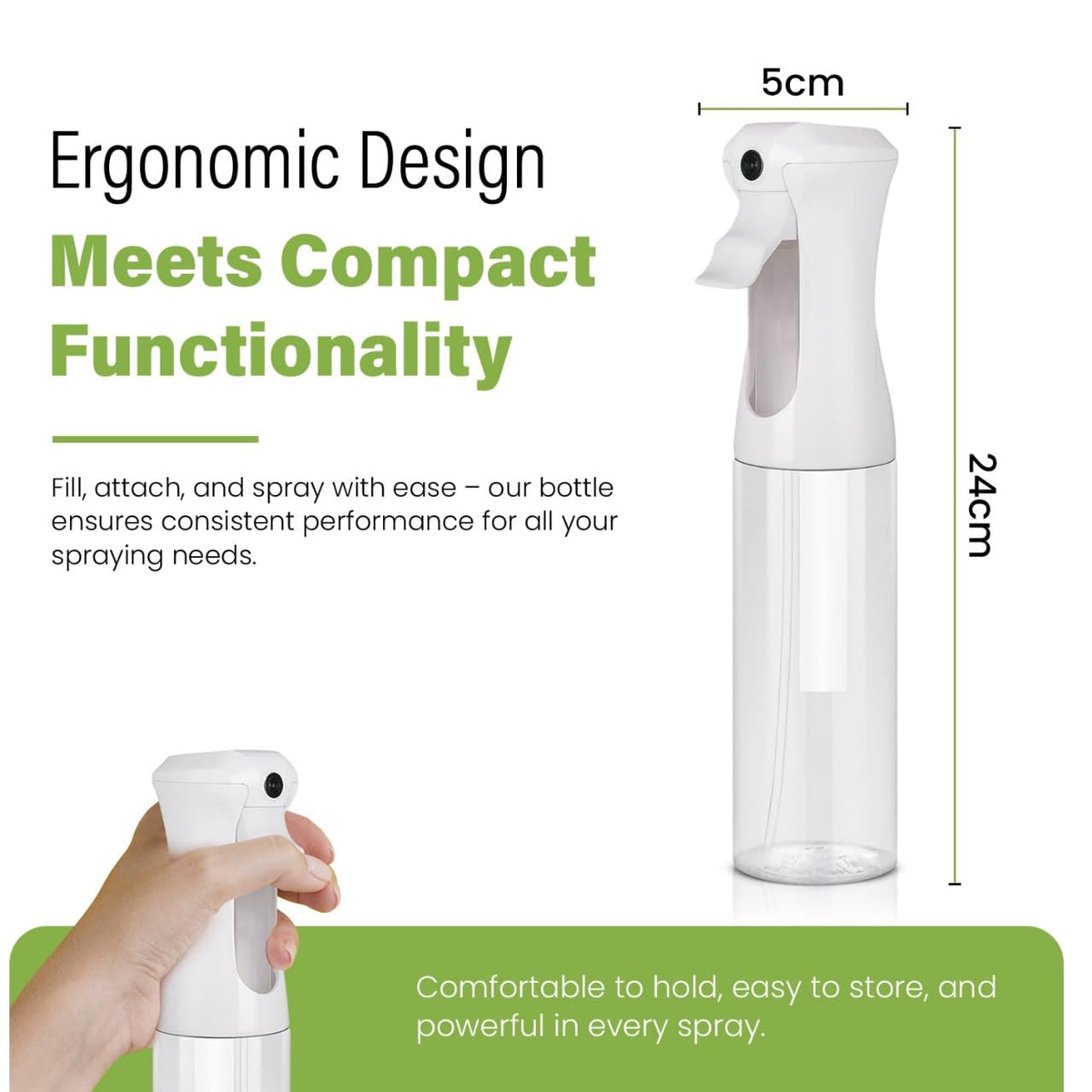 Continuous Spray Bottle for Hair (2 Count)