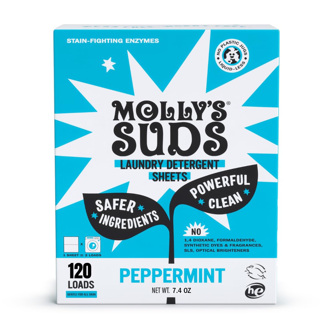Molly’s Suds Laundry Detergent Sheets (120 Count)