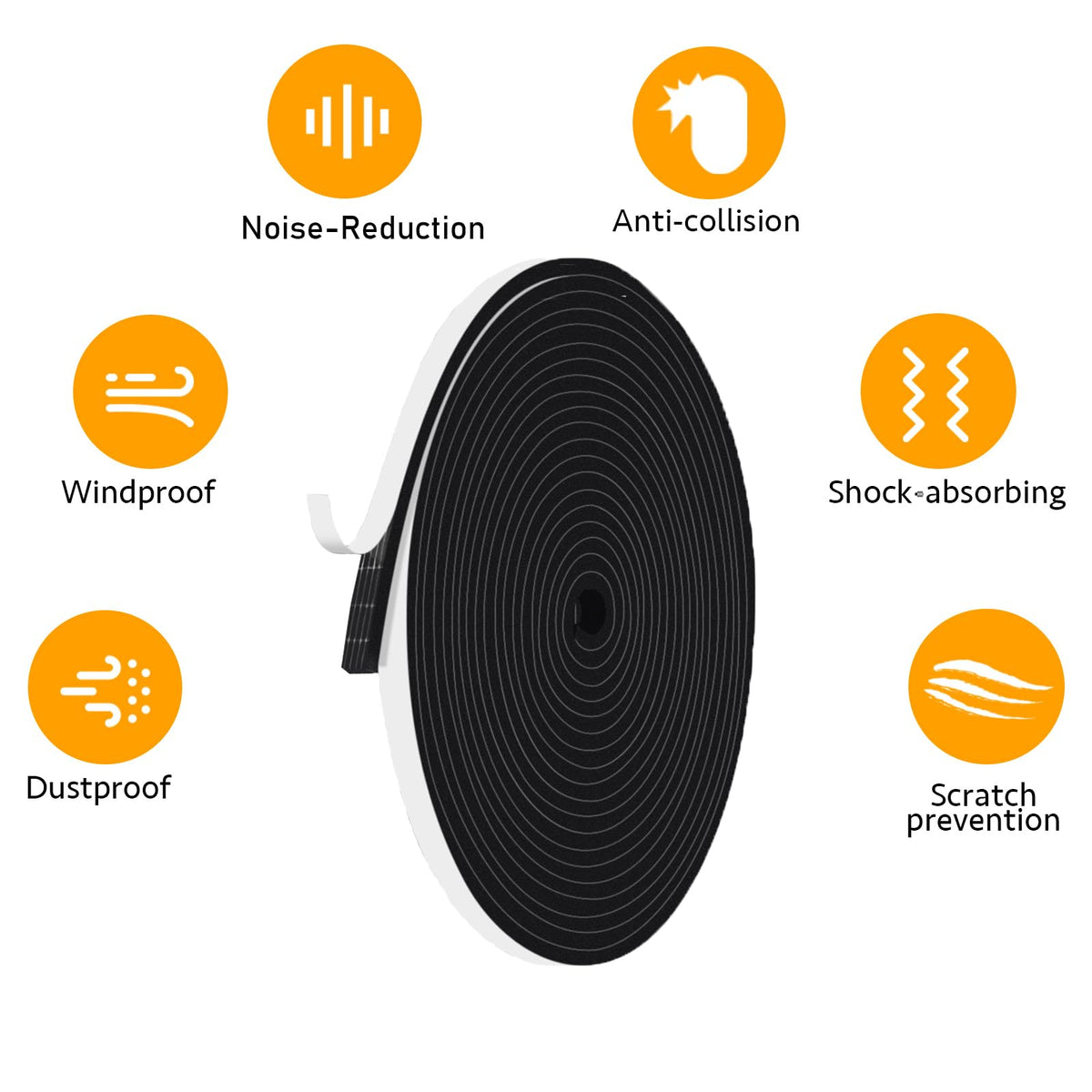 Thin Foam Seal (16.5 Foot)