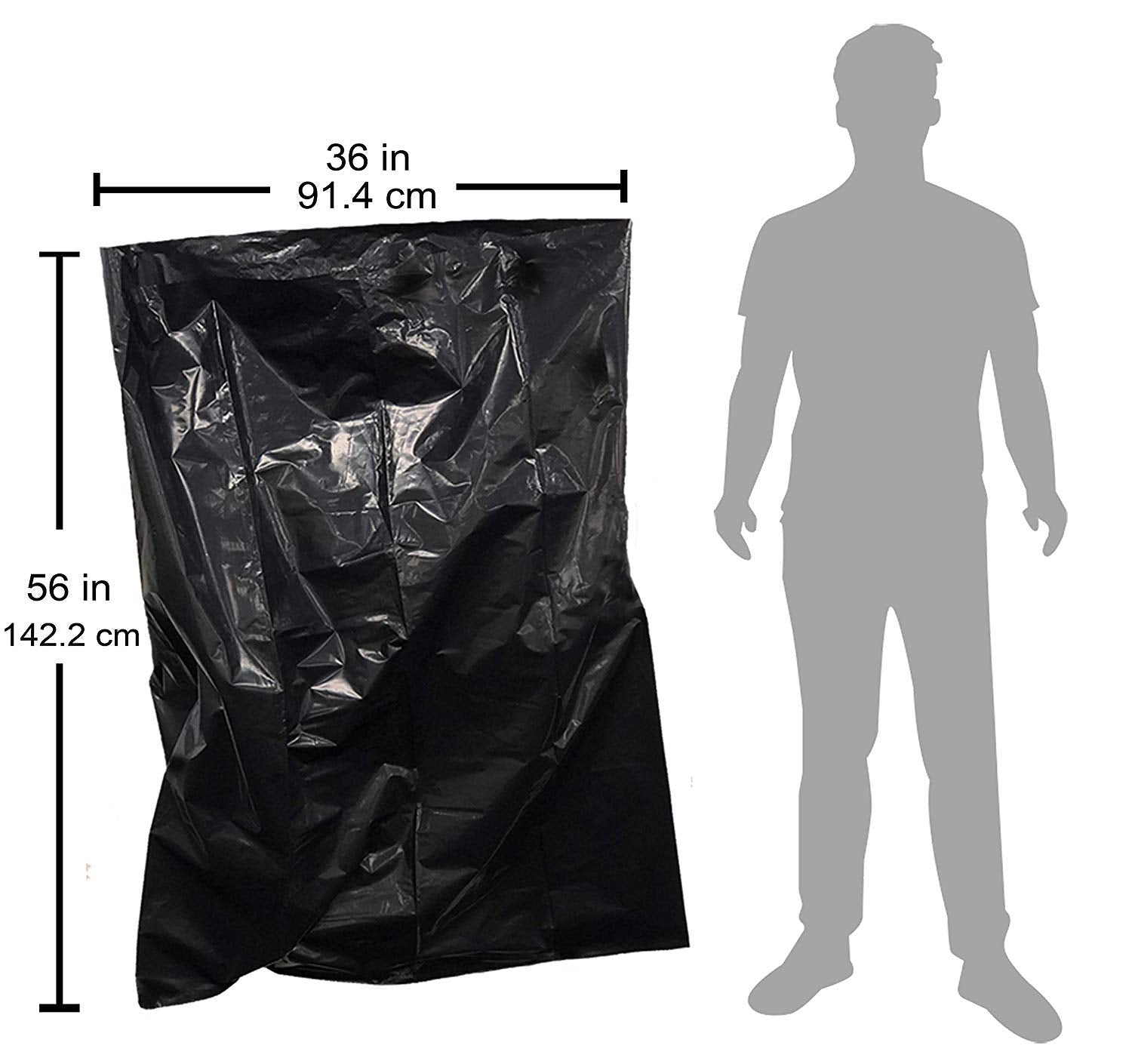 Contractor Garbage Bags 55 Gallon (20 Count)