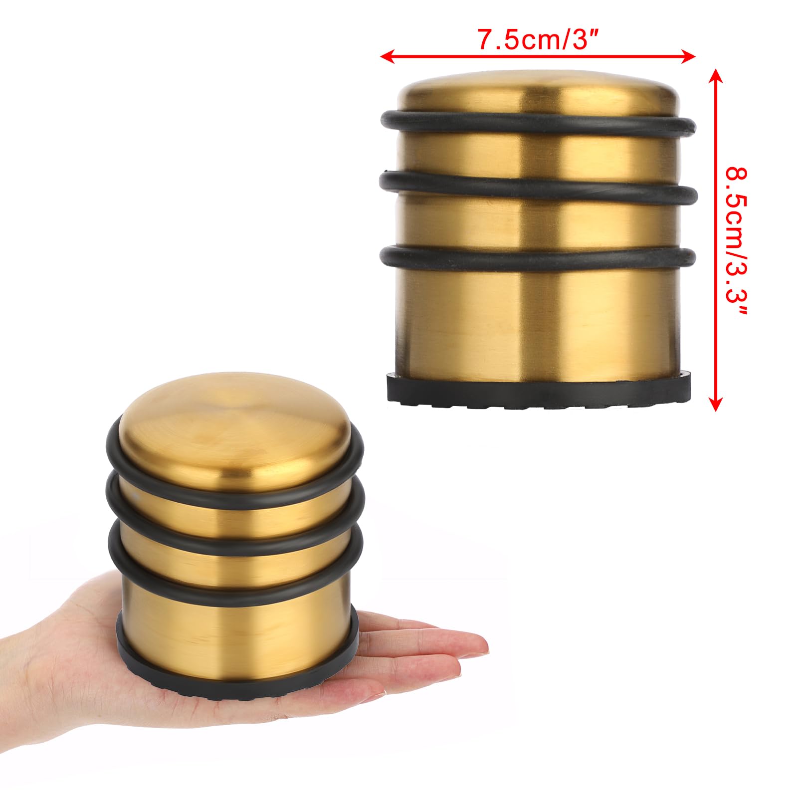 Heavy Duty Floor Door Stopper No Drill