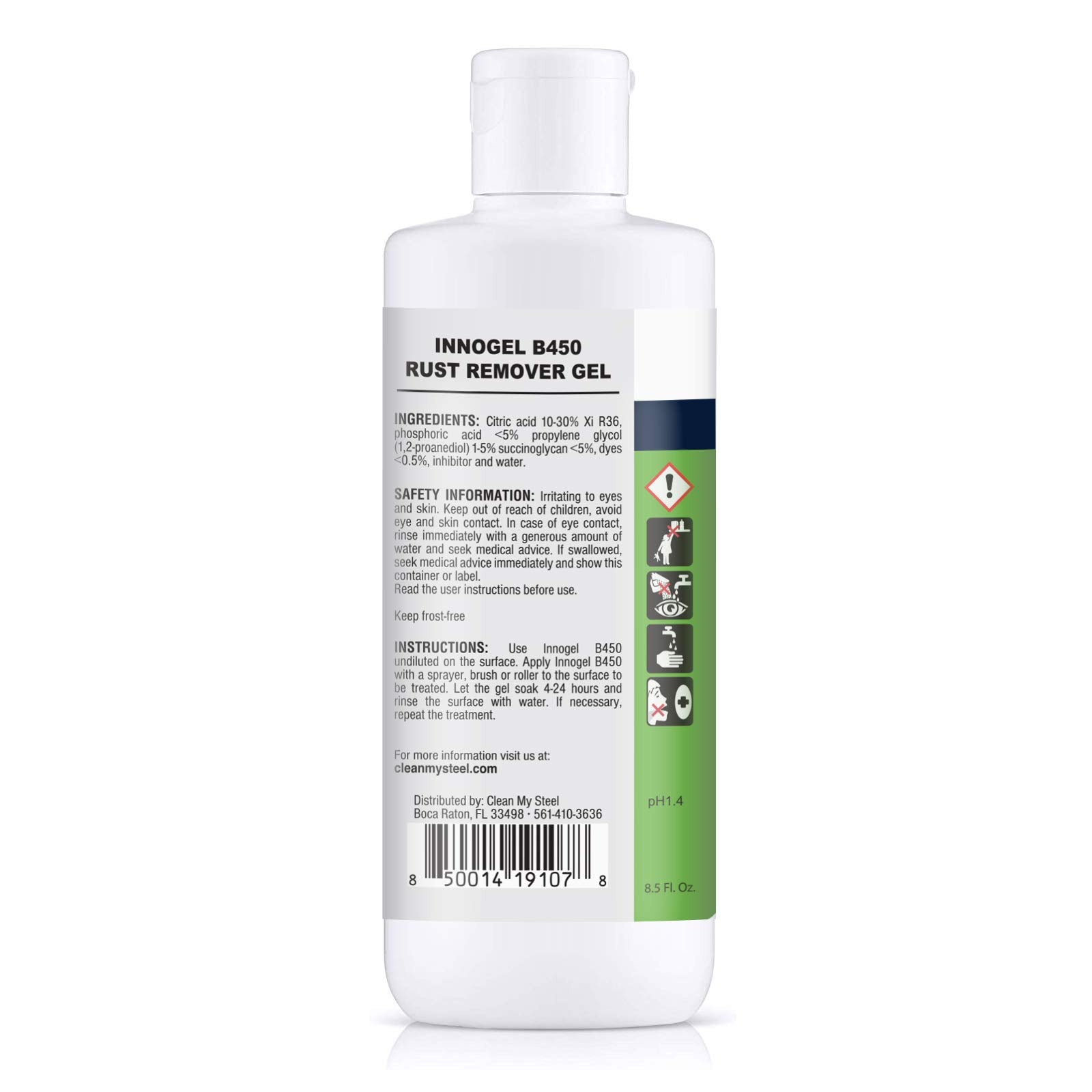 Stainless Steel Rust Remover Gel (8.5 Fl Oz)