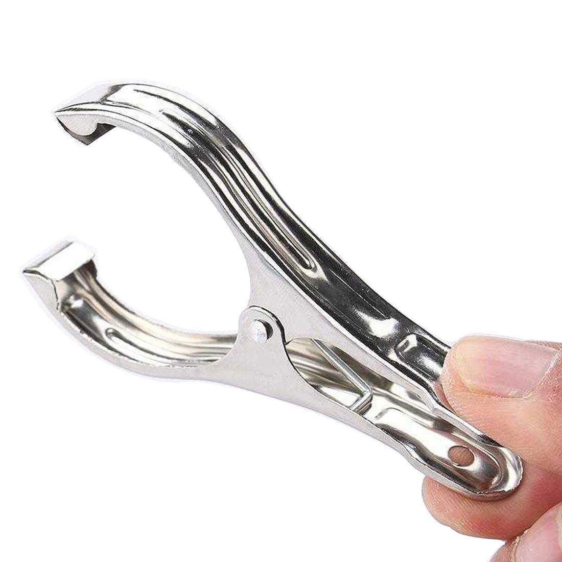 20Pack 3.5 Inch Heavy Duty Stainless Steel Large Alligator Binder Clips (20 Count)