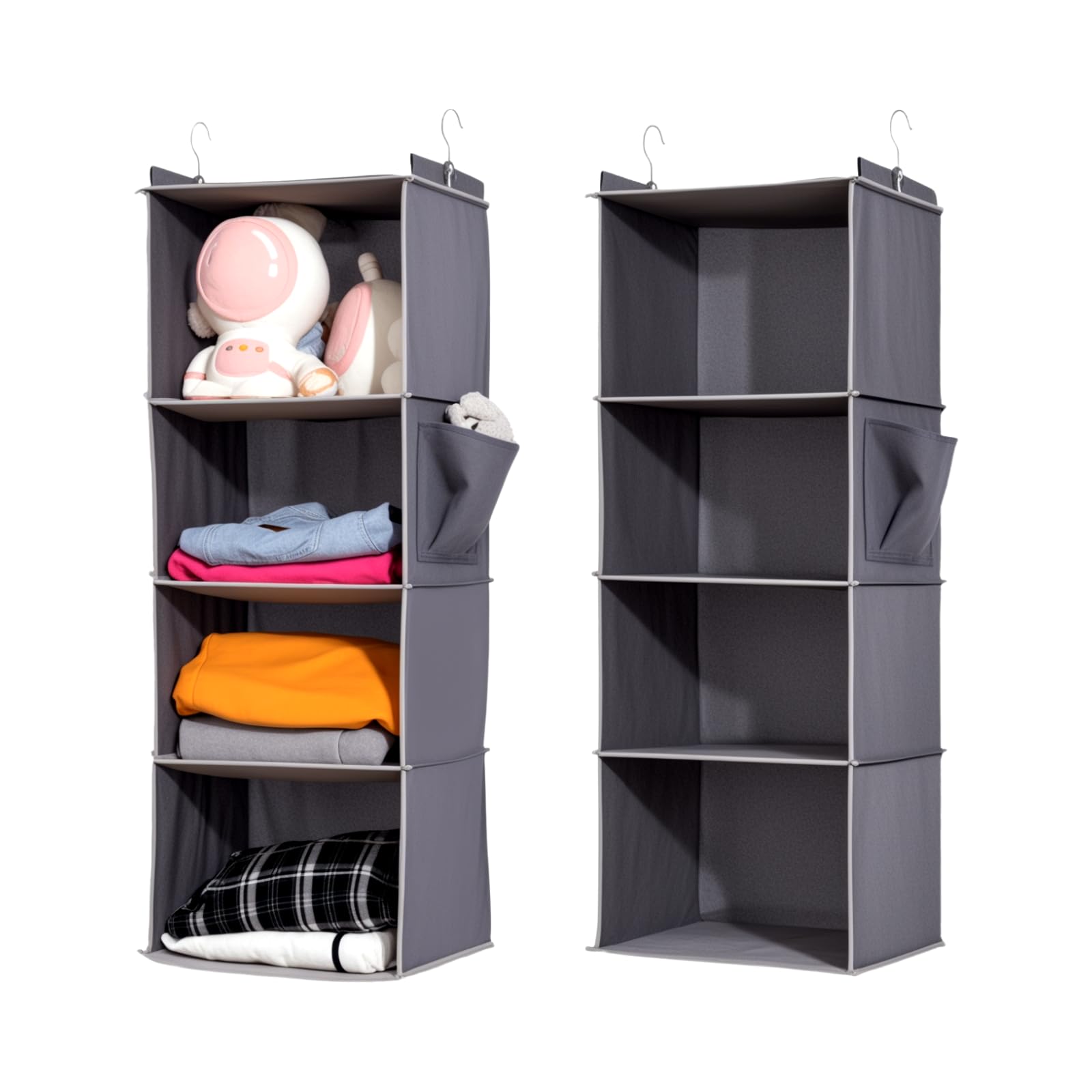 2 Packs Hanging Closet Organizer (2 Count)