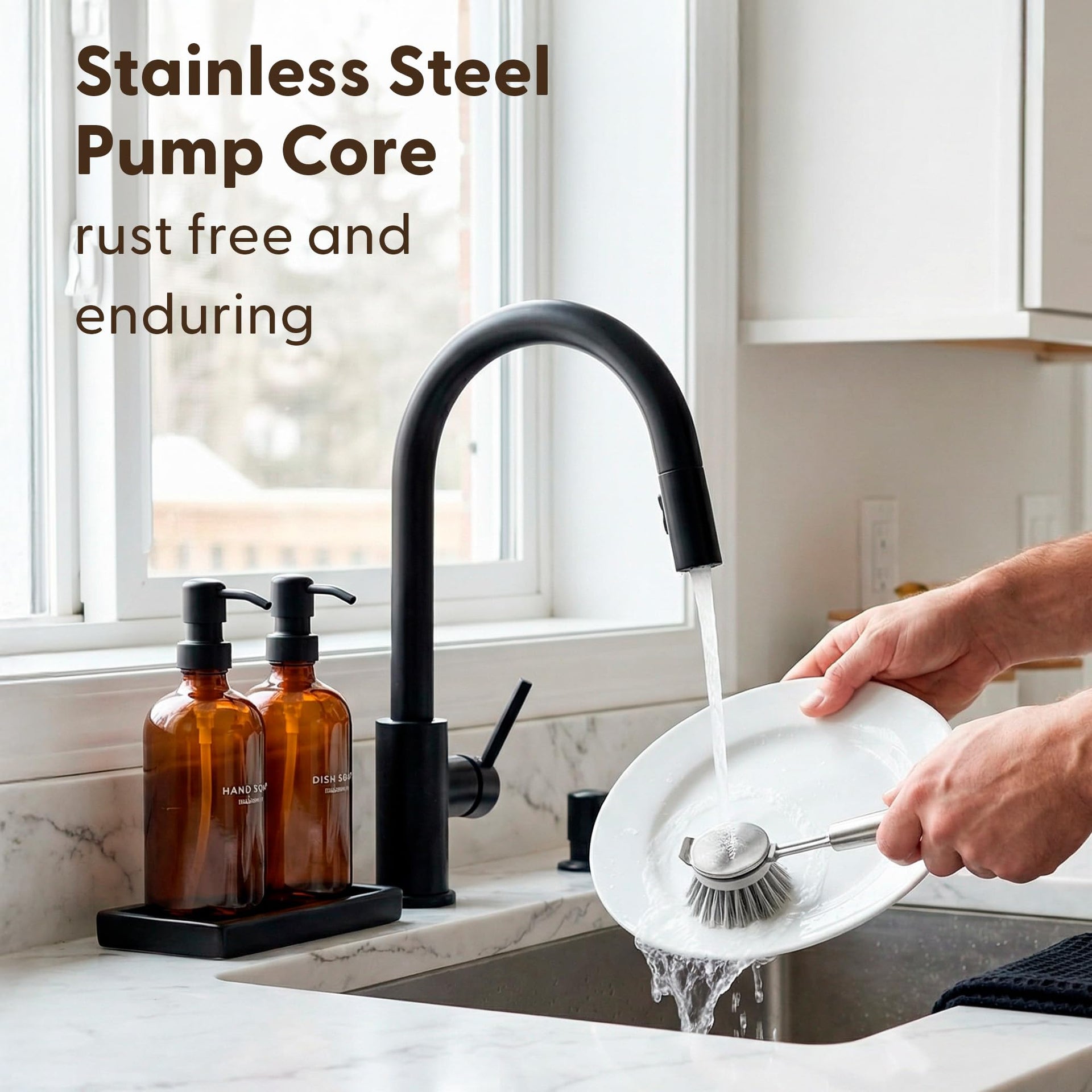 Kitchen Soap Dispenser Set (3 Count)