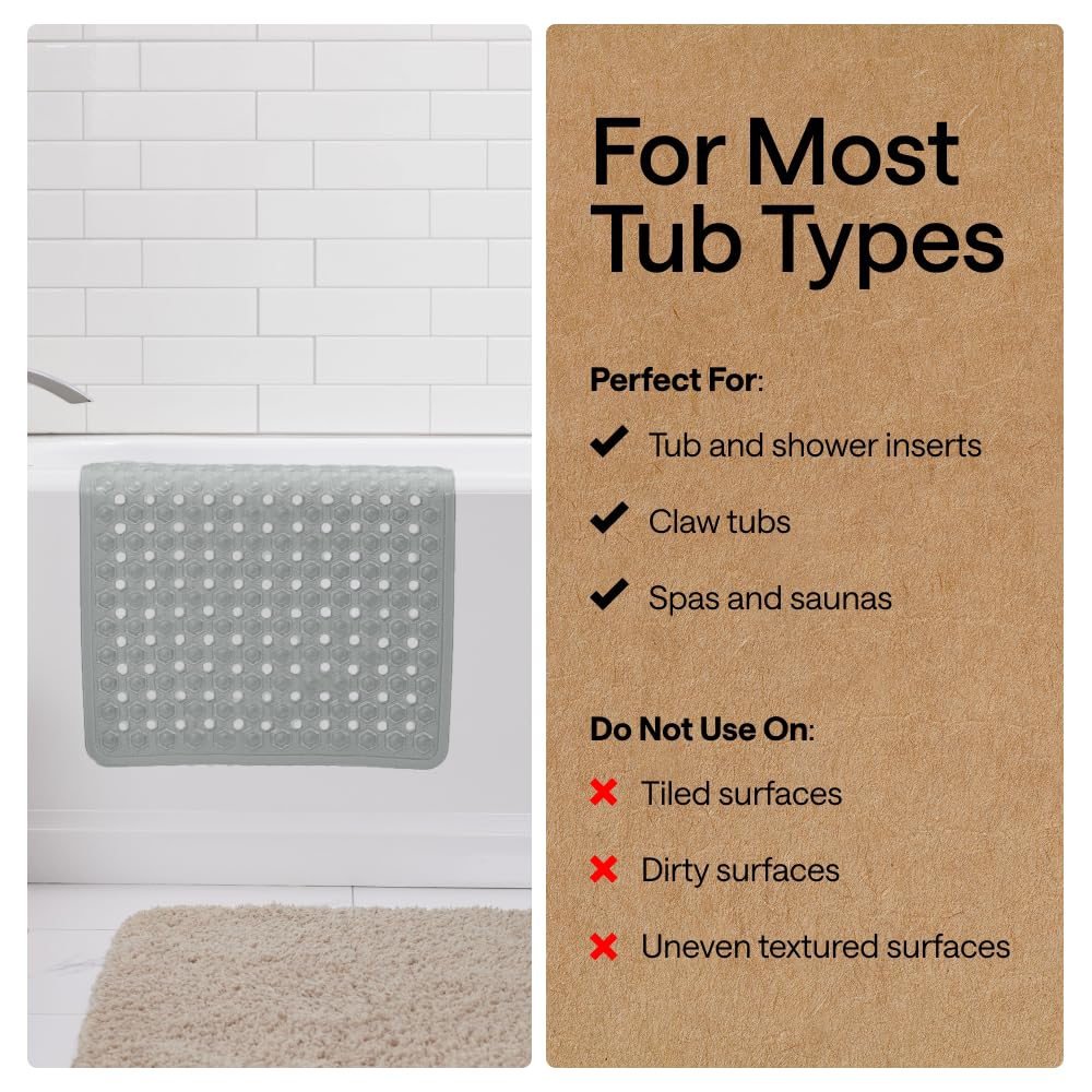 Patented Bath Tub Shower Mat