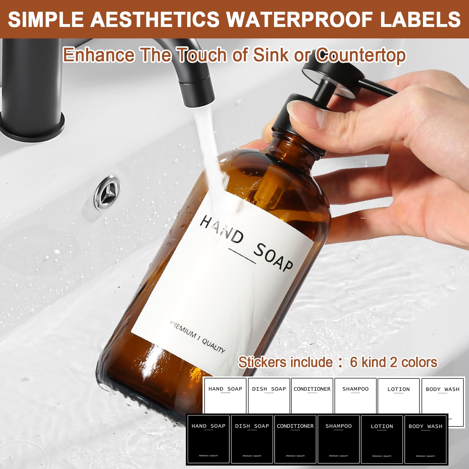 Hand Soap Dispenser 2 Pack (2 Count)