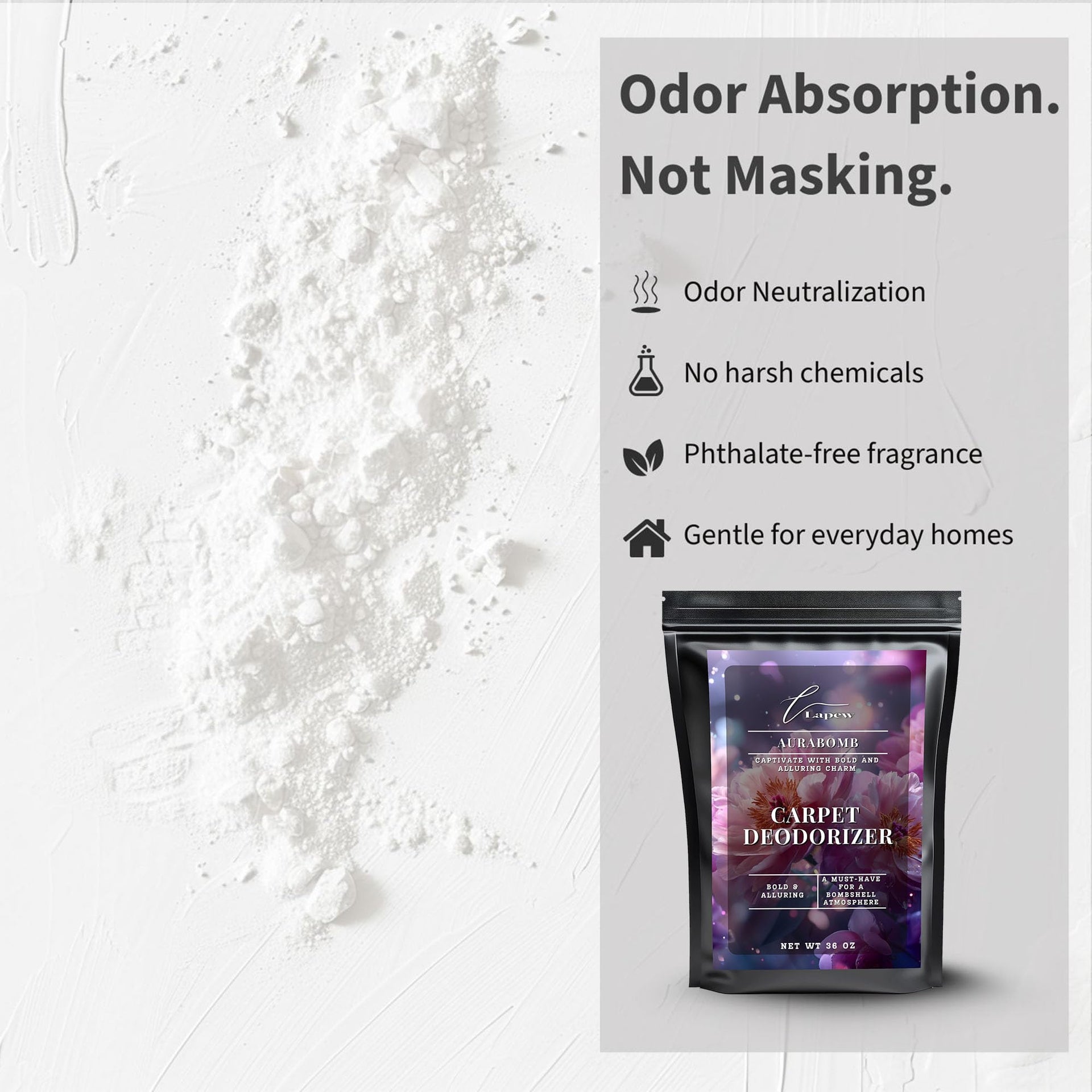 Aurabomb Carpet Deodorizer Powder (36 Ounce)