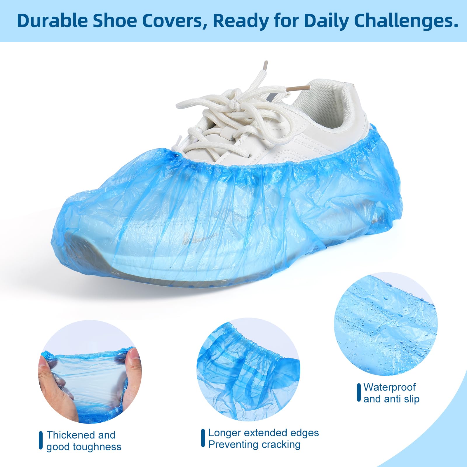 1000 Pcs Shoe Covers Disposable (1000 Count)