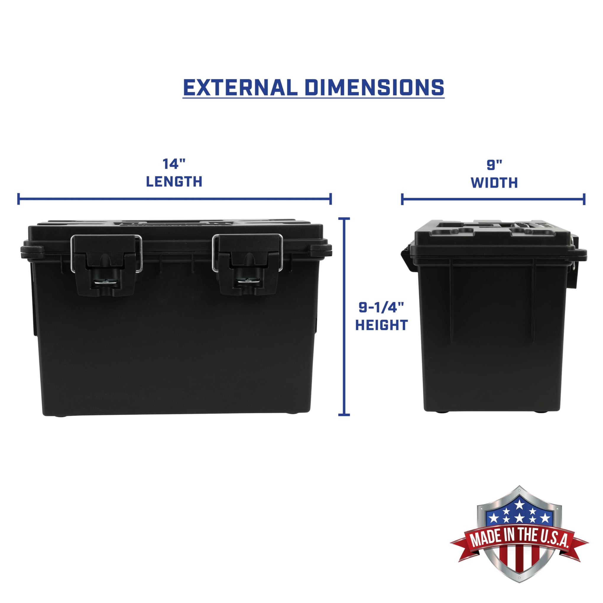 XL Ammo Box Made in USA