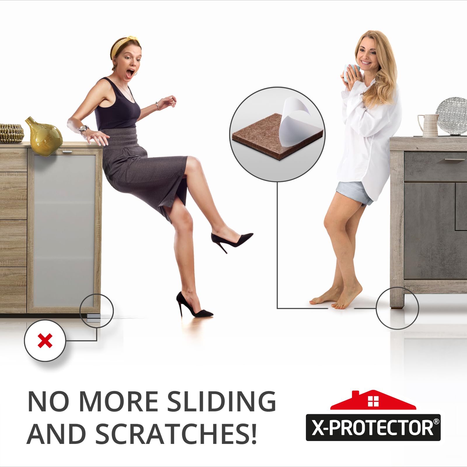 Non Slip Furniture Pads (12 Count)