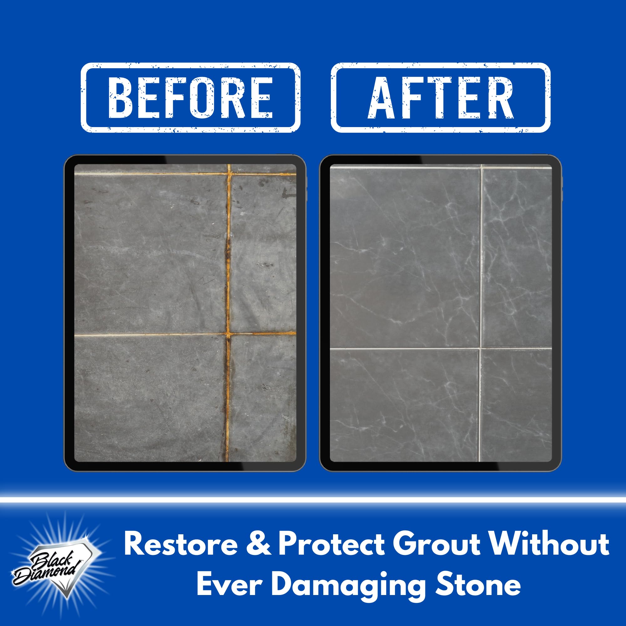 Natural Stone Shower Sealer Quart + Ultimate Grout Cleaner with Brush Quart (64 Fl Oz)